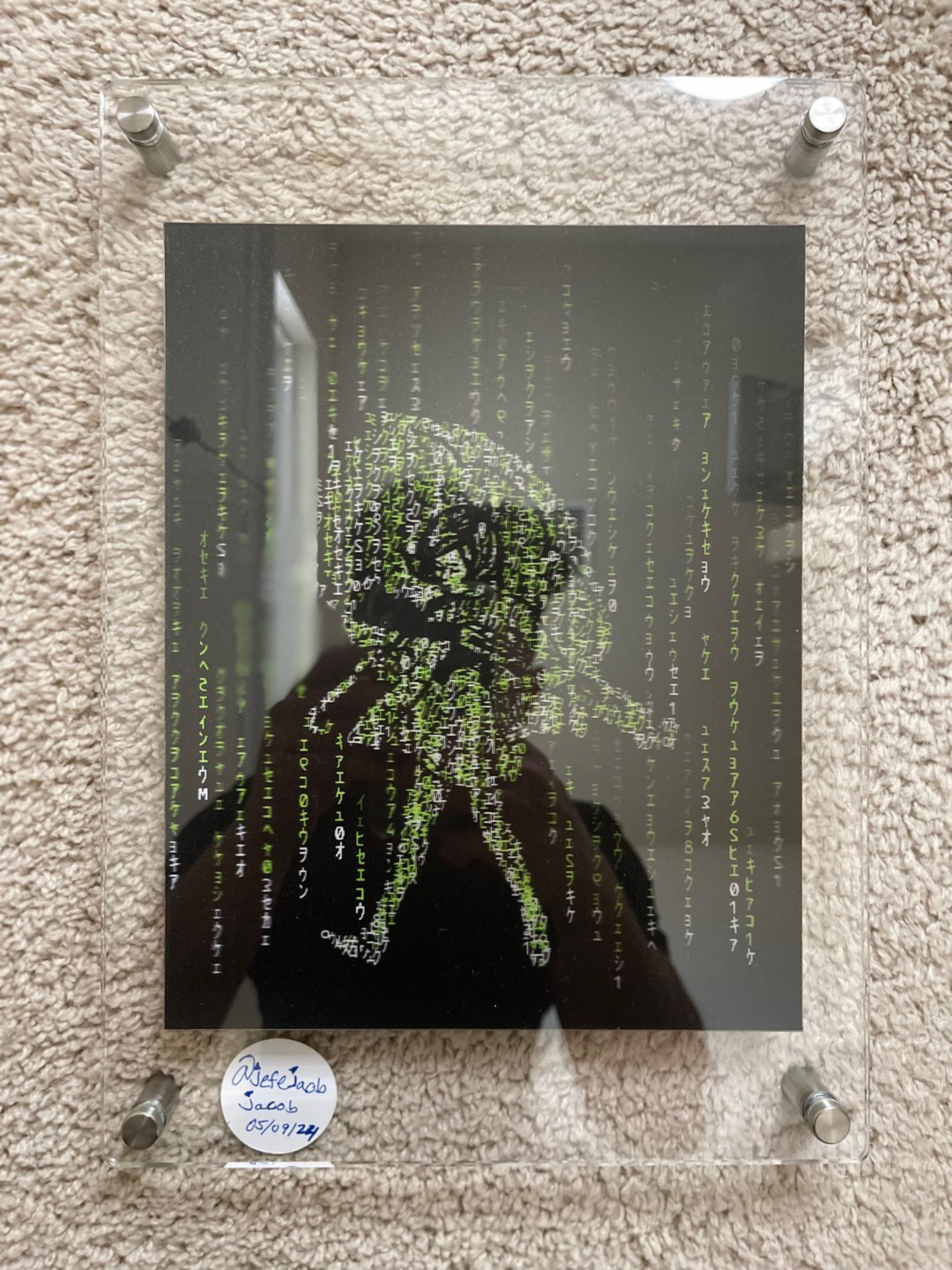 Preview pic of Slinger Green Matrix Lenticular Print