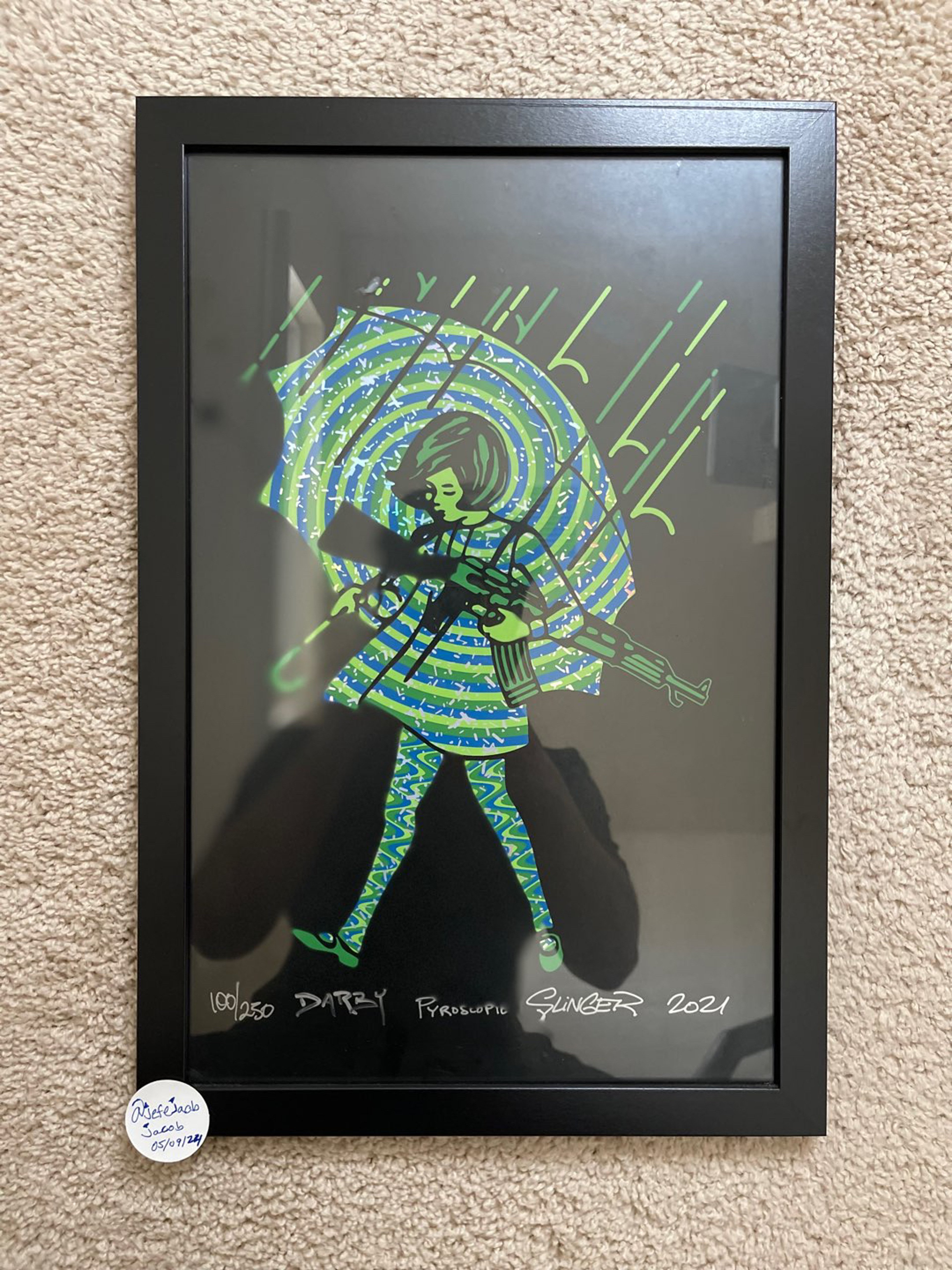 Preview pic of Slinger X Darby Glass Girl Print
