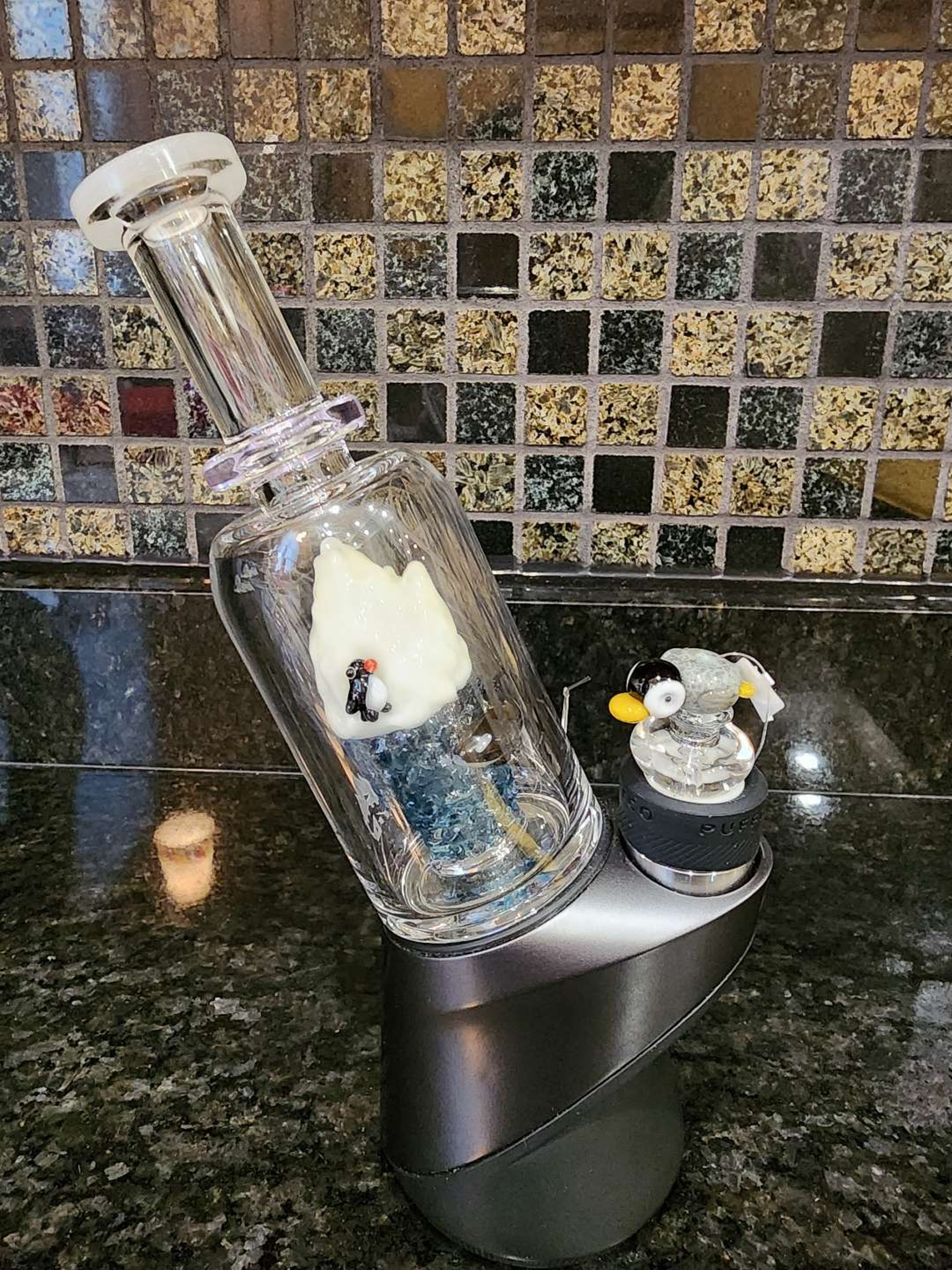 Preview pic of "Avenge the Arctic" Puffco Peak & Peak Pro Glass Attachment by Empire Glassworks (brand new)