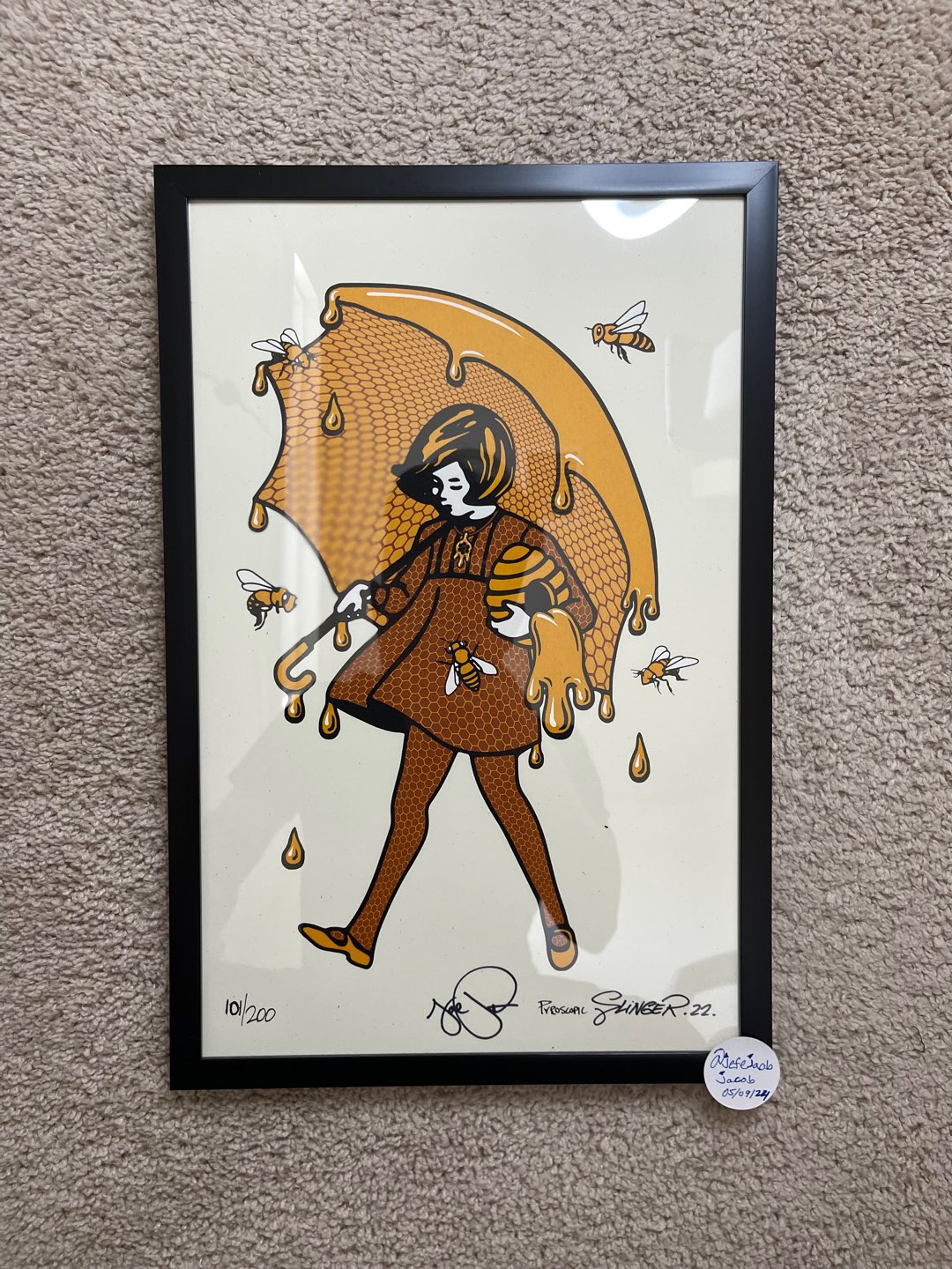 Preview pic of Slinger “Honey Girl” Print
