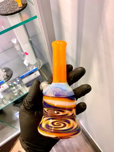 Preview pic of Bradfurd Glass Minitube + Bubble Cap 10mm NEW