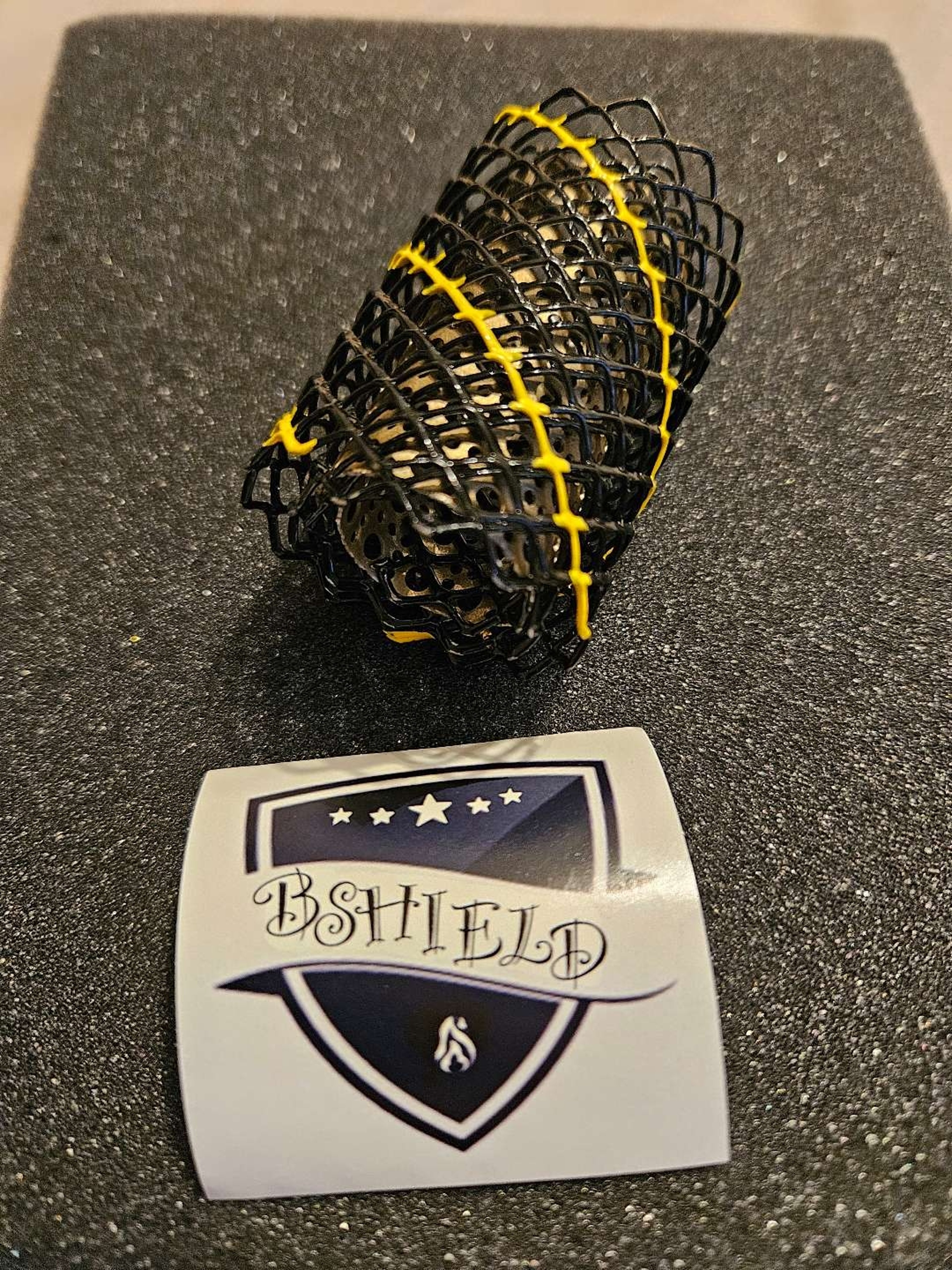 Preview pic of 🔥Yellow Stripe/Black Blast Shield🔥