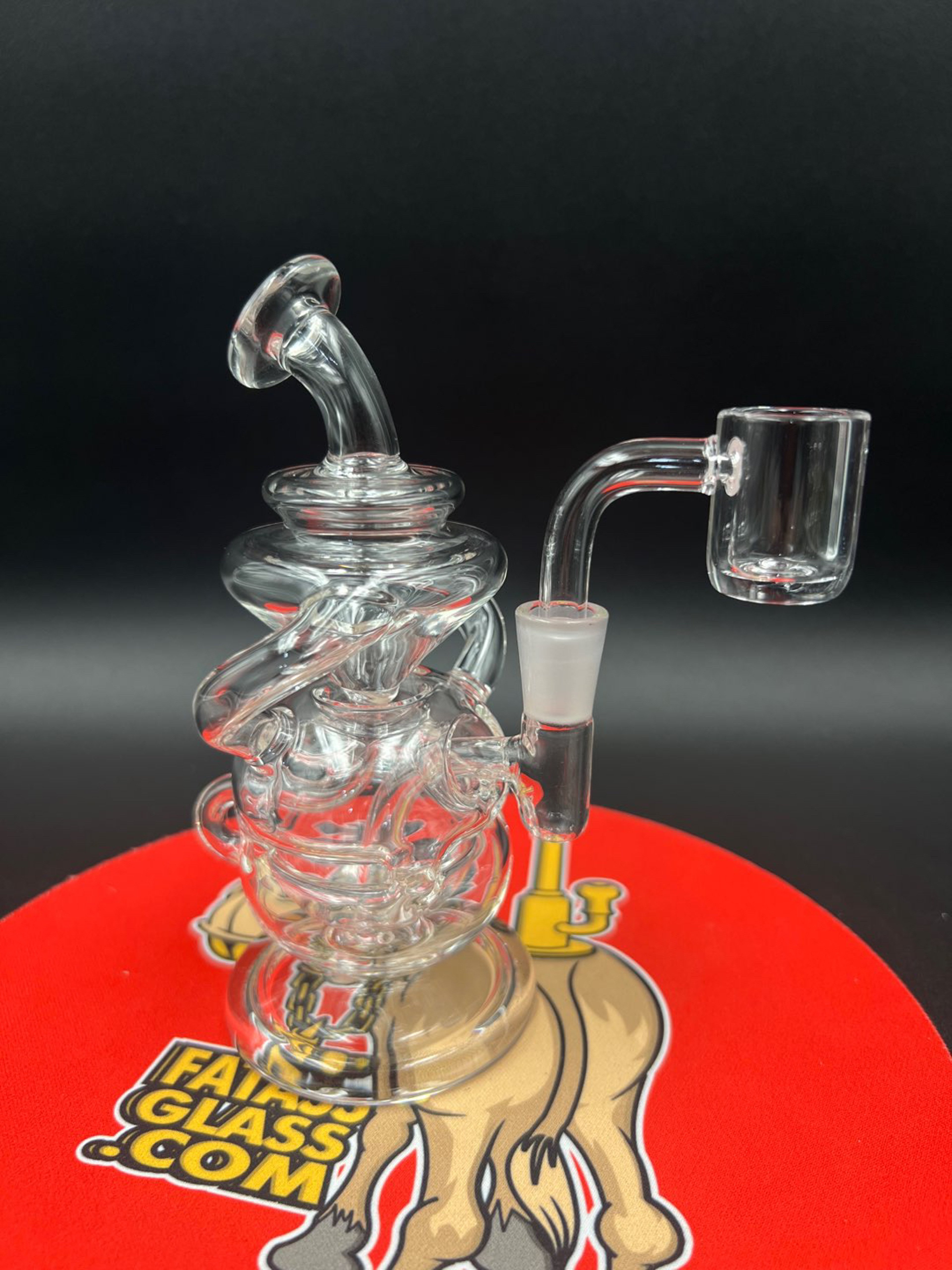 Preview pic of 6” 10mm Mini Egg Recycler w. Banger