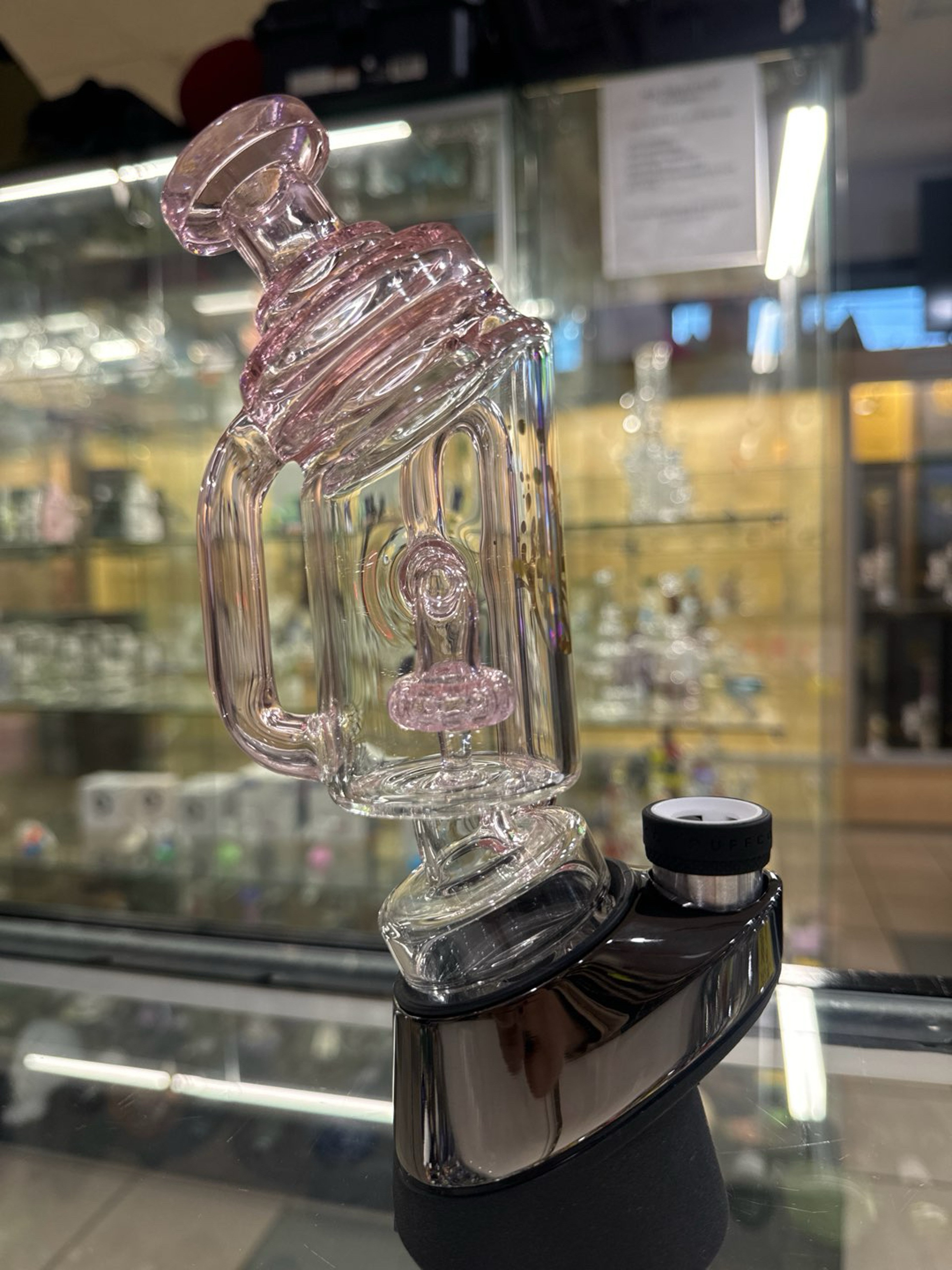 Preview pic of Pink Recylcer Puffco Attachment