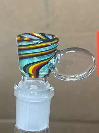 Preview pic of Harold Ludeman 18mm Single Hole Rasta Slyme