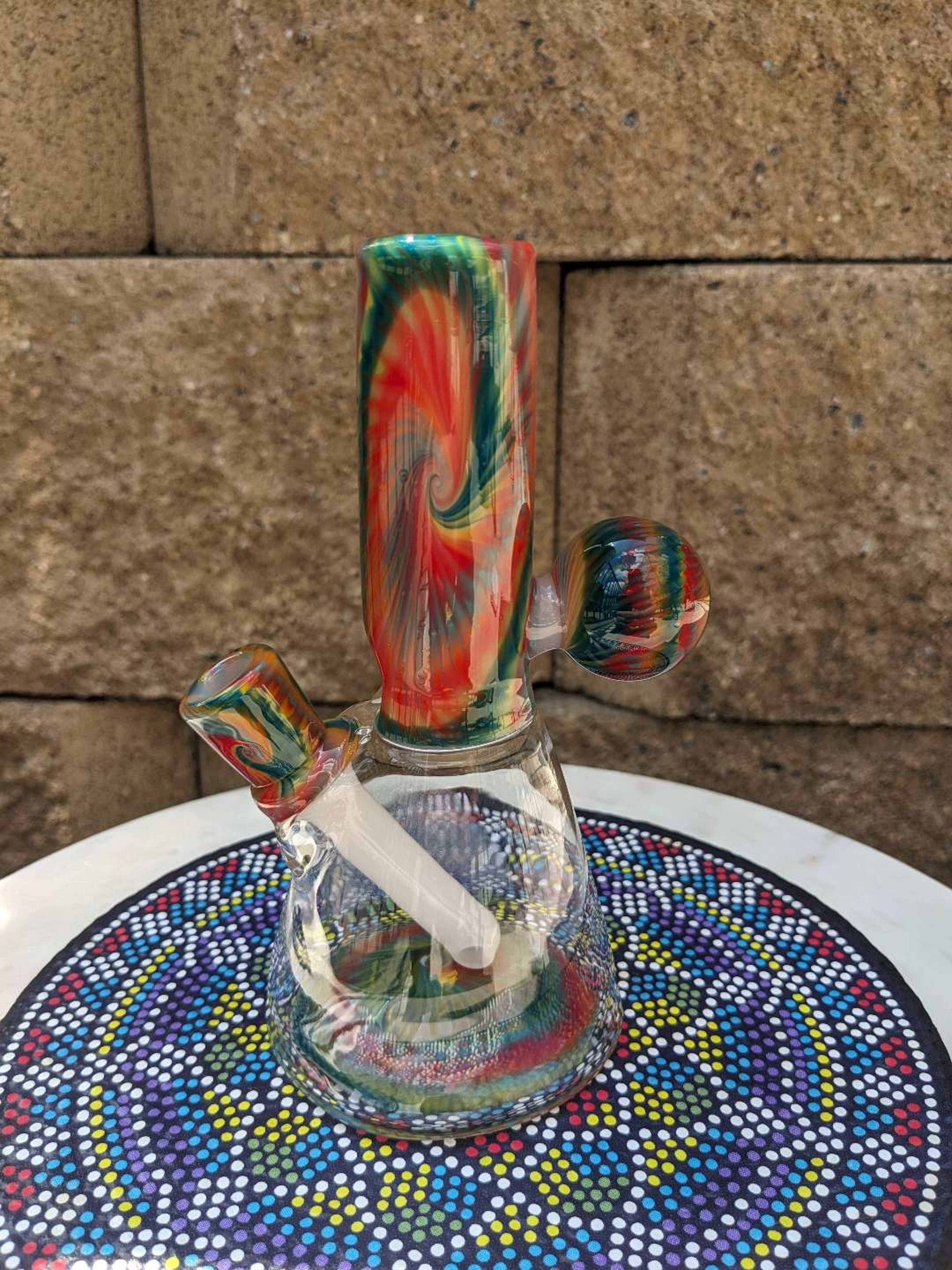 Preview pic of Regis Turocy R3g15 tie dye tube jammer 10mm 45 with case steal