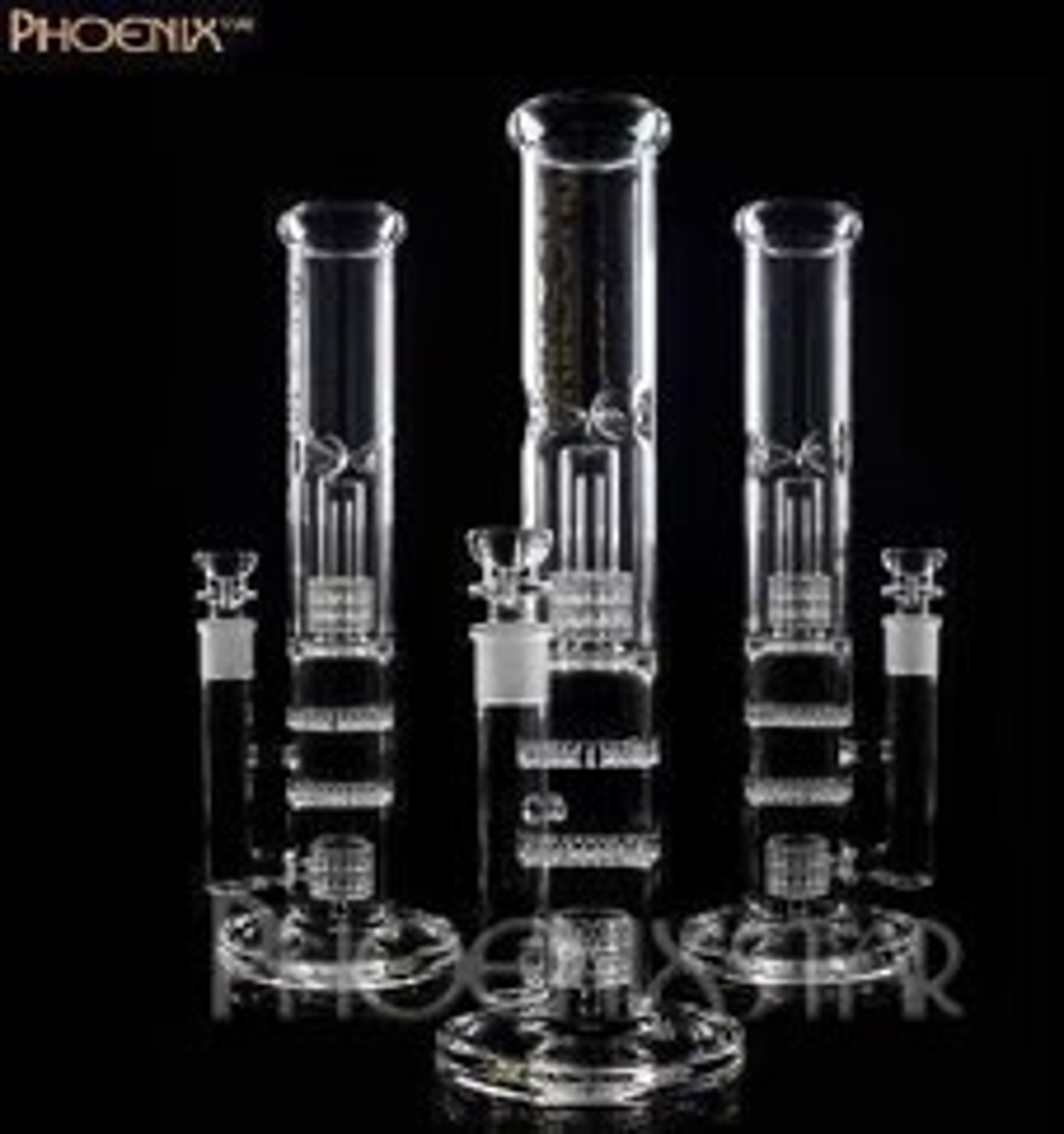 Preview pic of 14" Percolator Bong Honeycomb & Matrix Perc