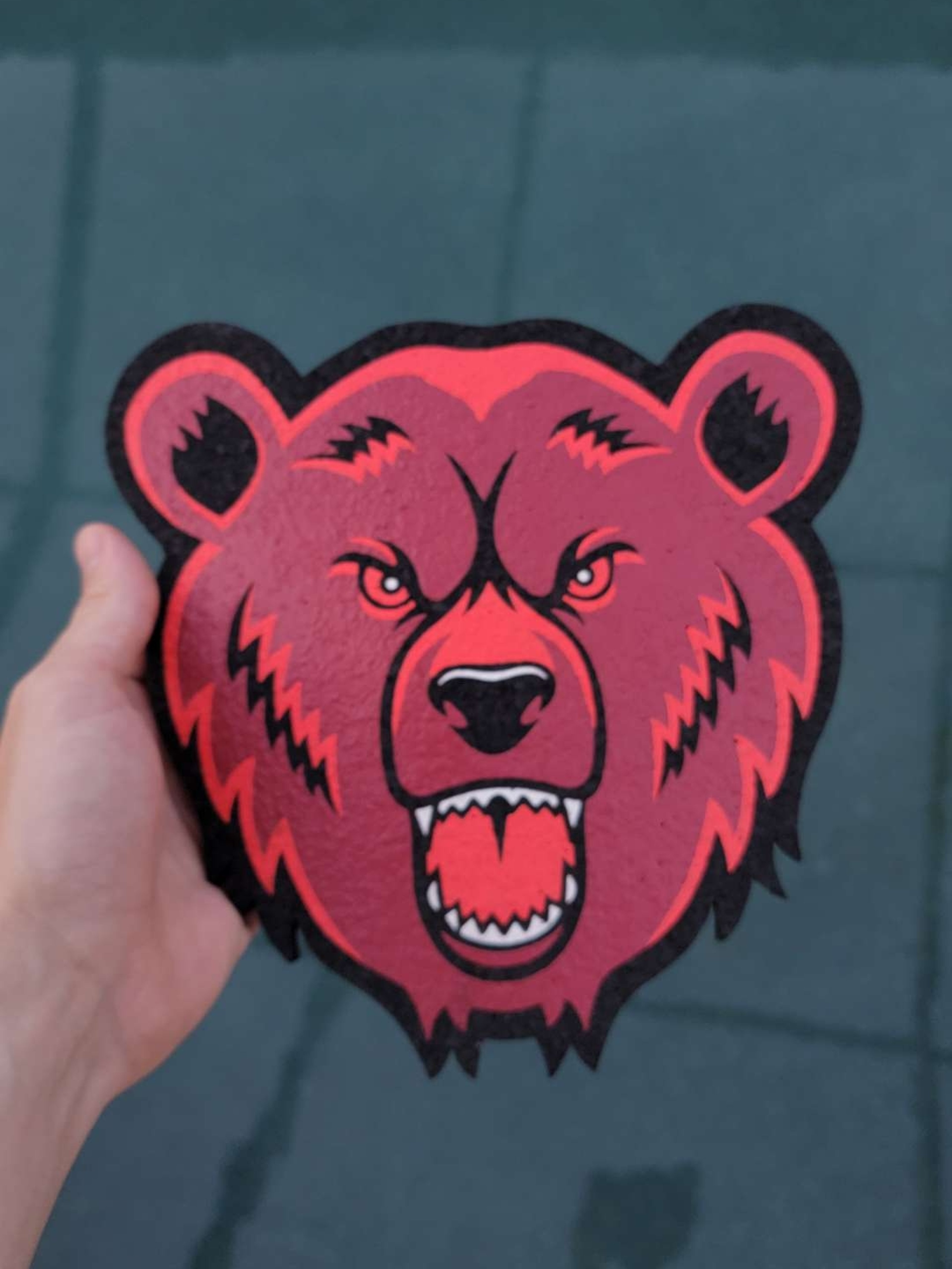 Preview pic of UV Red Bear Quartz Moodmat