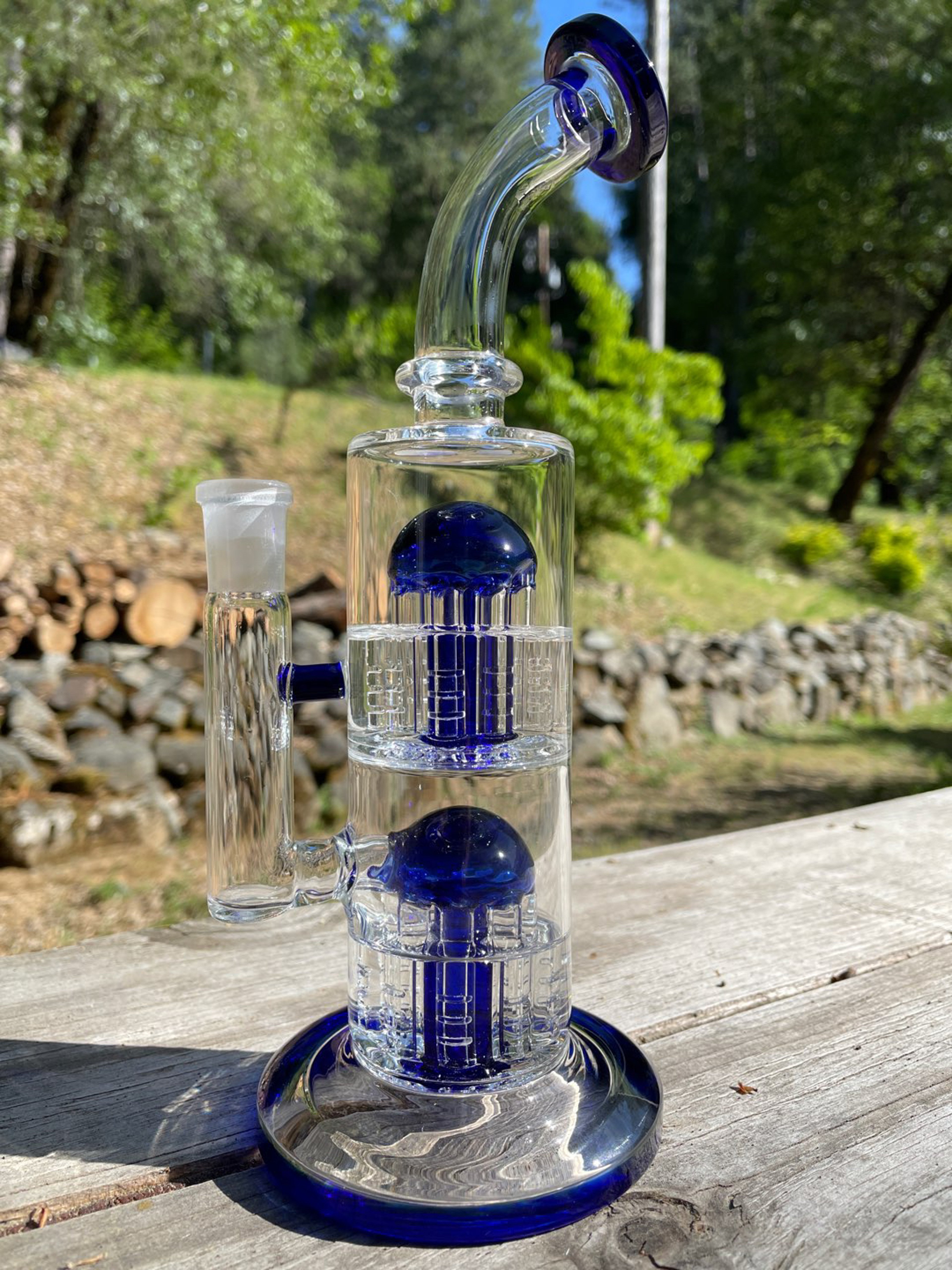 Double Tree 13-13arm 14mm Rig Bubbler image 0