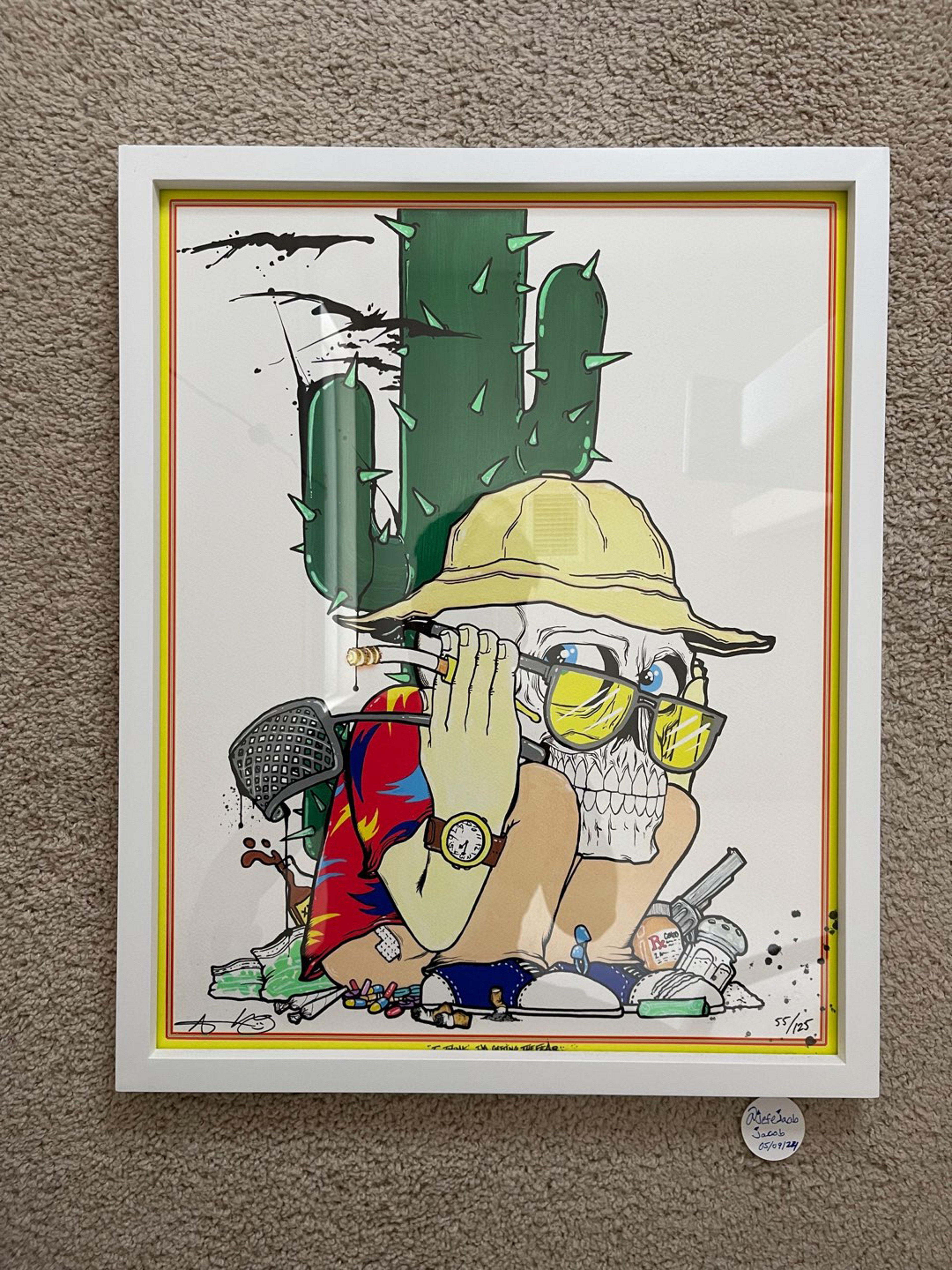 Preview pic of AARON BROOKS “The Fear” PRINT #55/125
