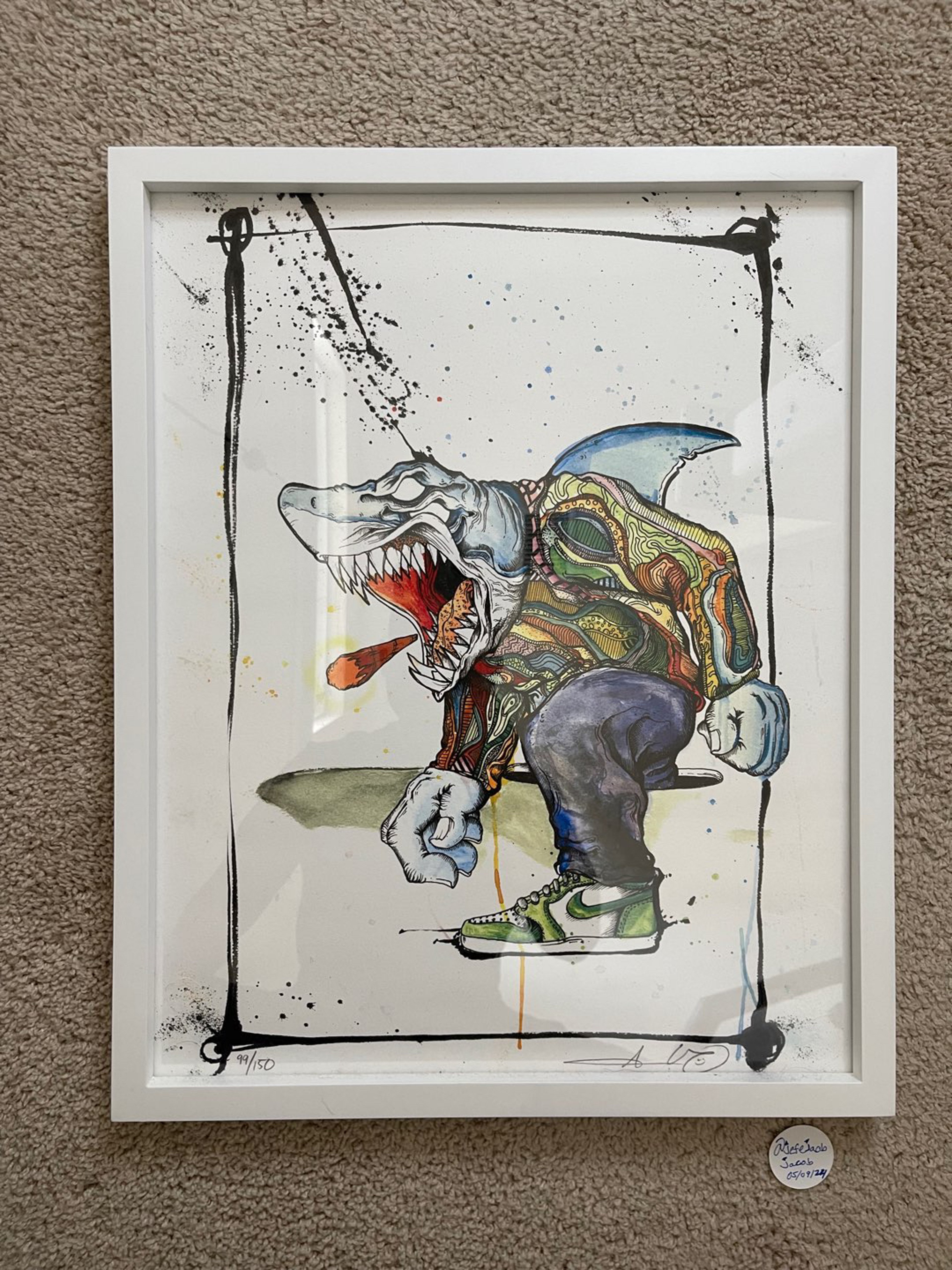 Preview pic of AARON BROOKS “Sneakerhead” PRINT #99/150