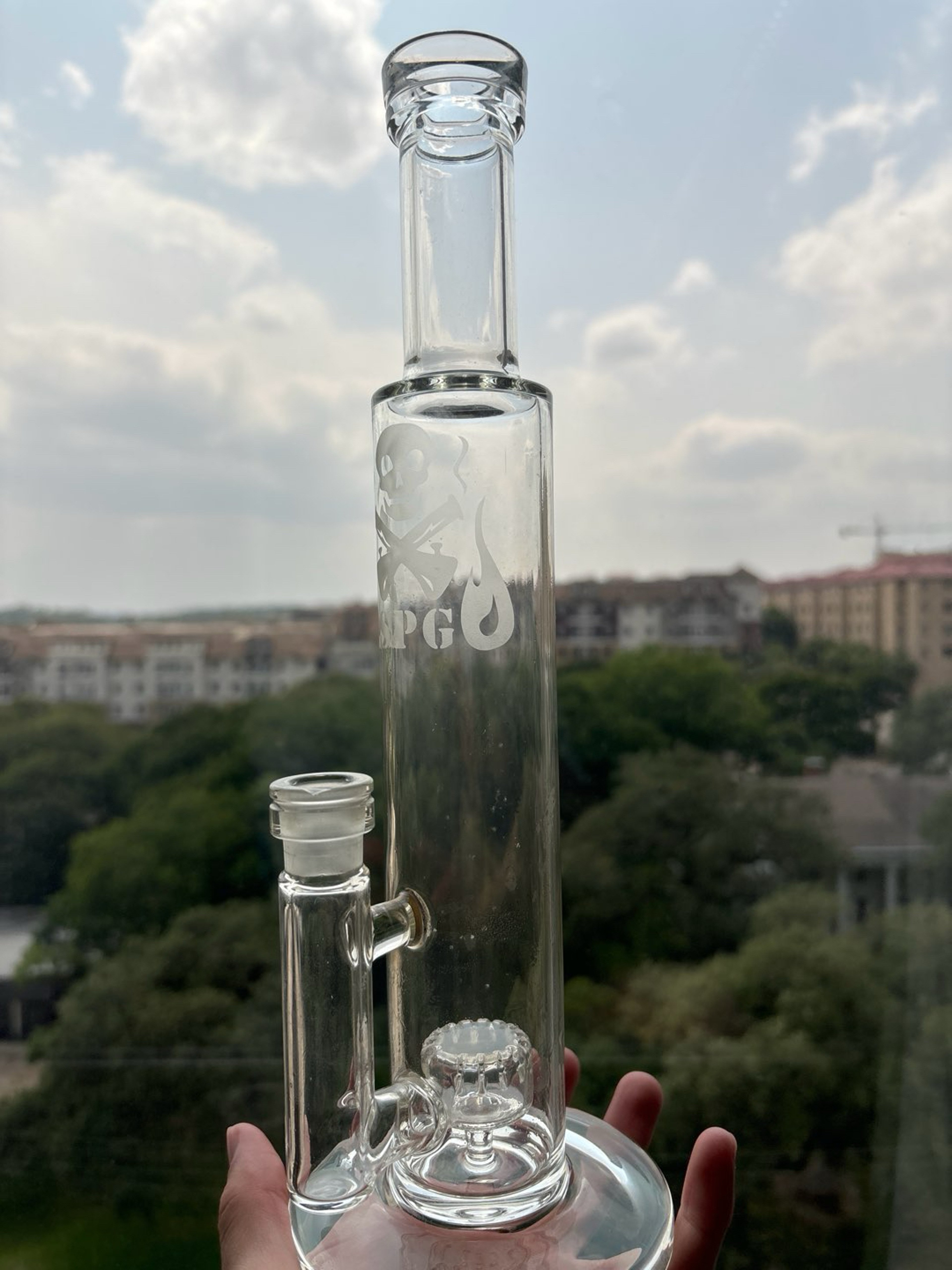 Preview pic of SPG Clear Puck Perc Tube 14mm