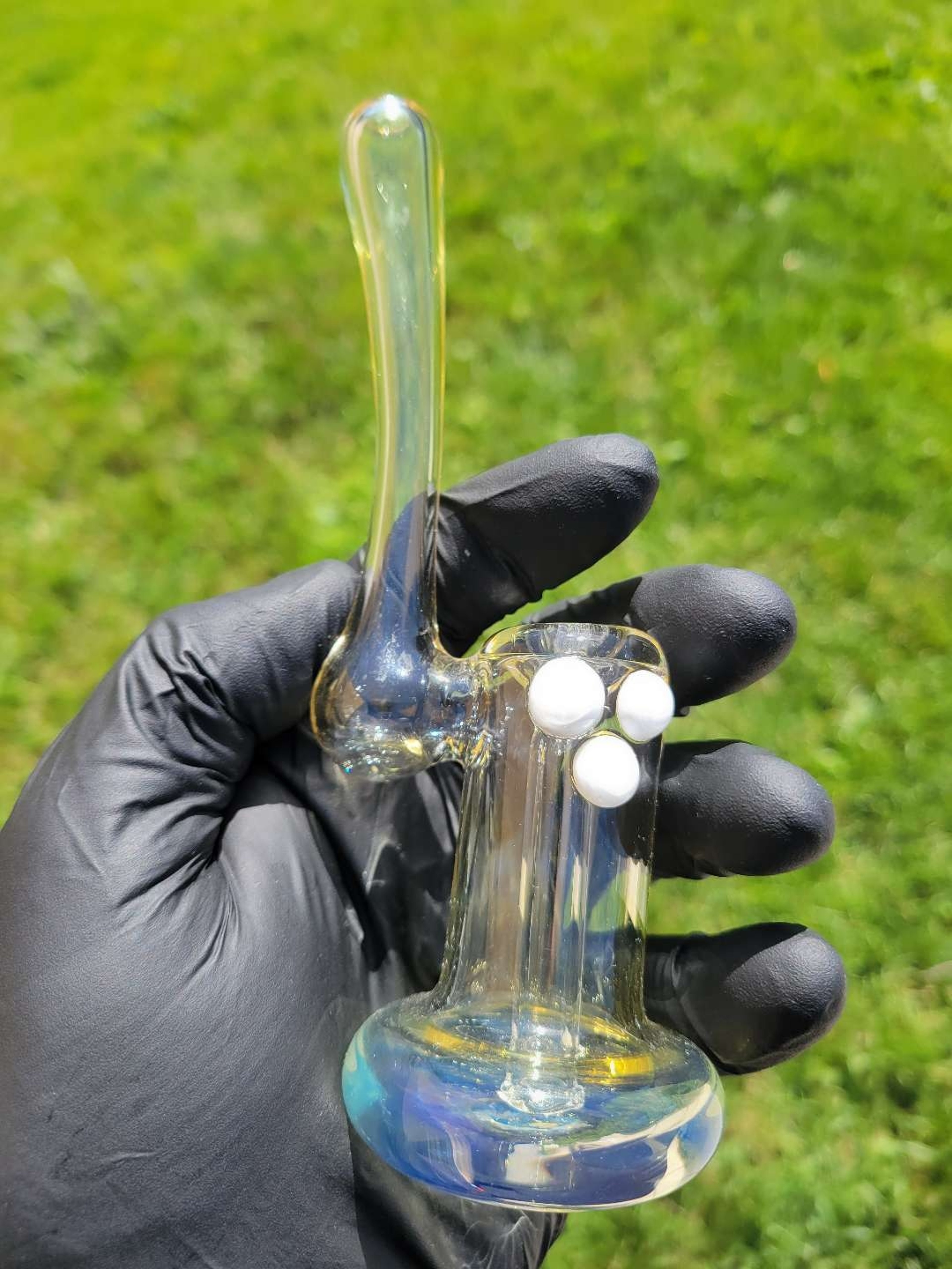 Preview pic of SLIVER FUMED PUSH BUBBLER