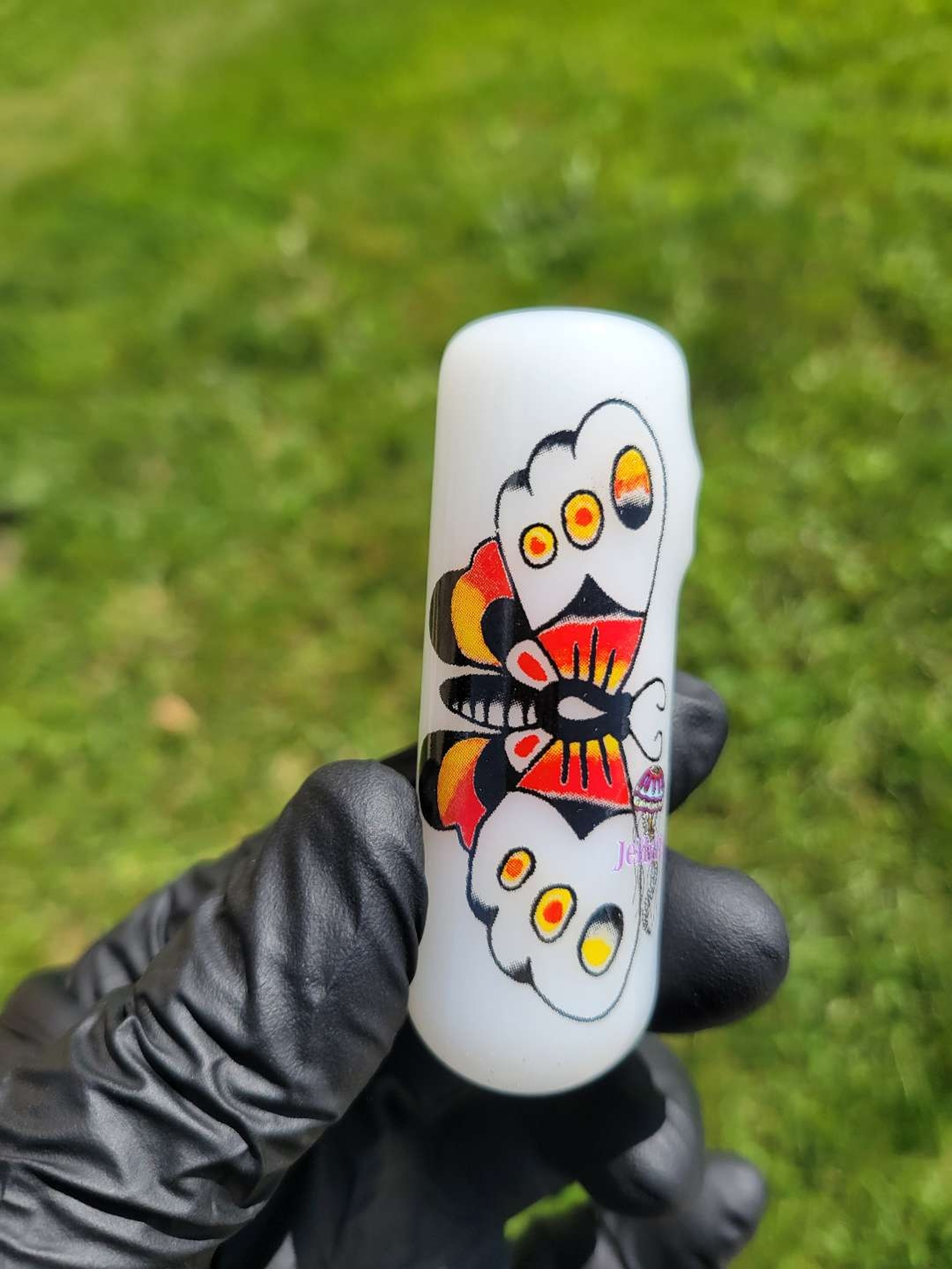 Preview pic of JELLYFISH GLASS PUSH BUBBLER