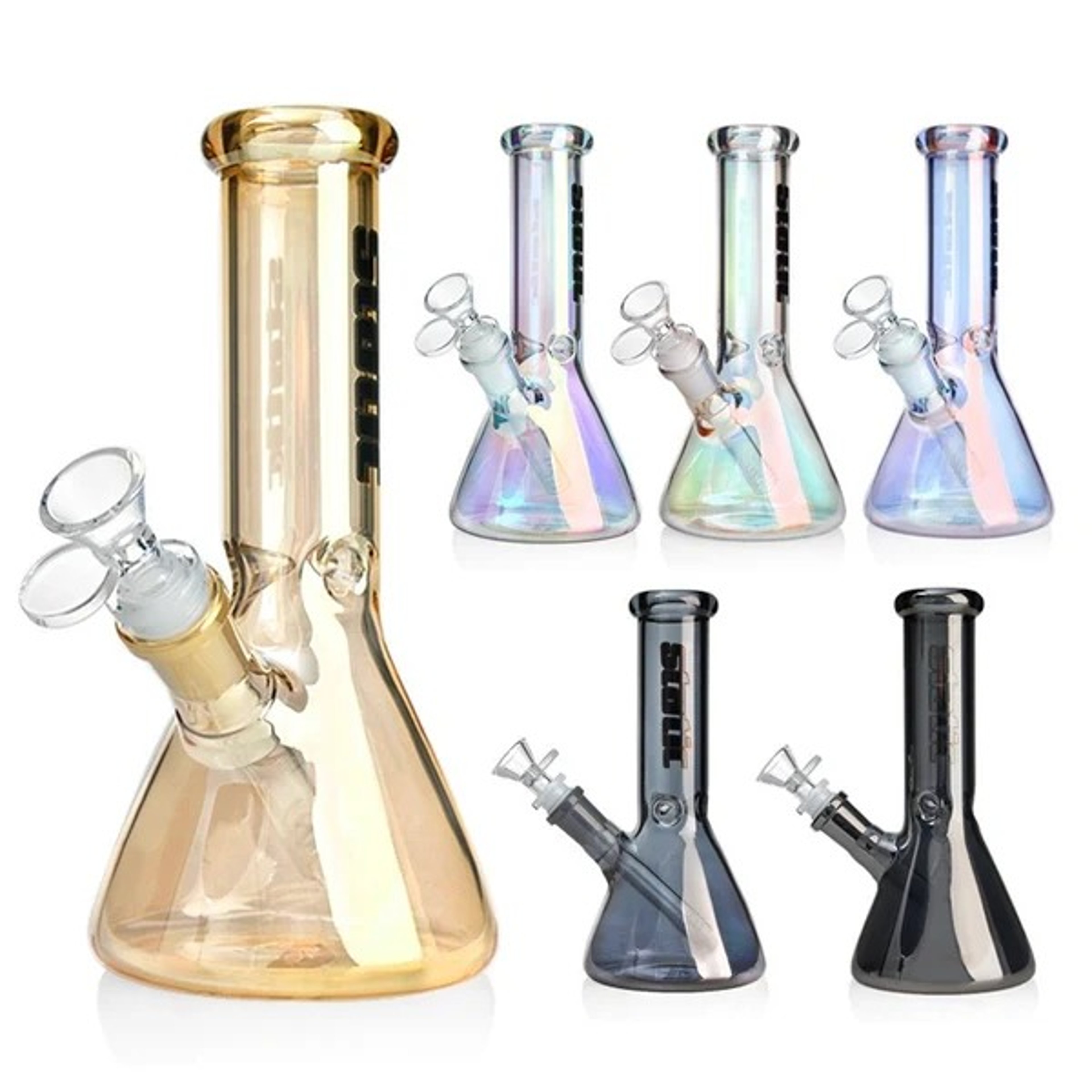Preview pic of 8inch Heavy Duty Holographic,Beaker Bong