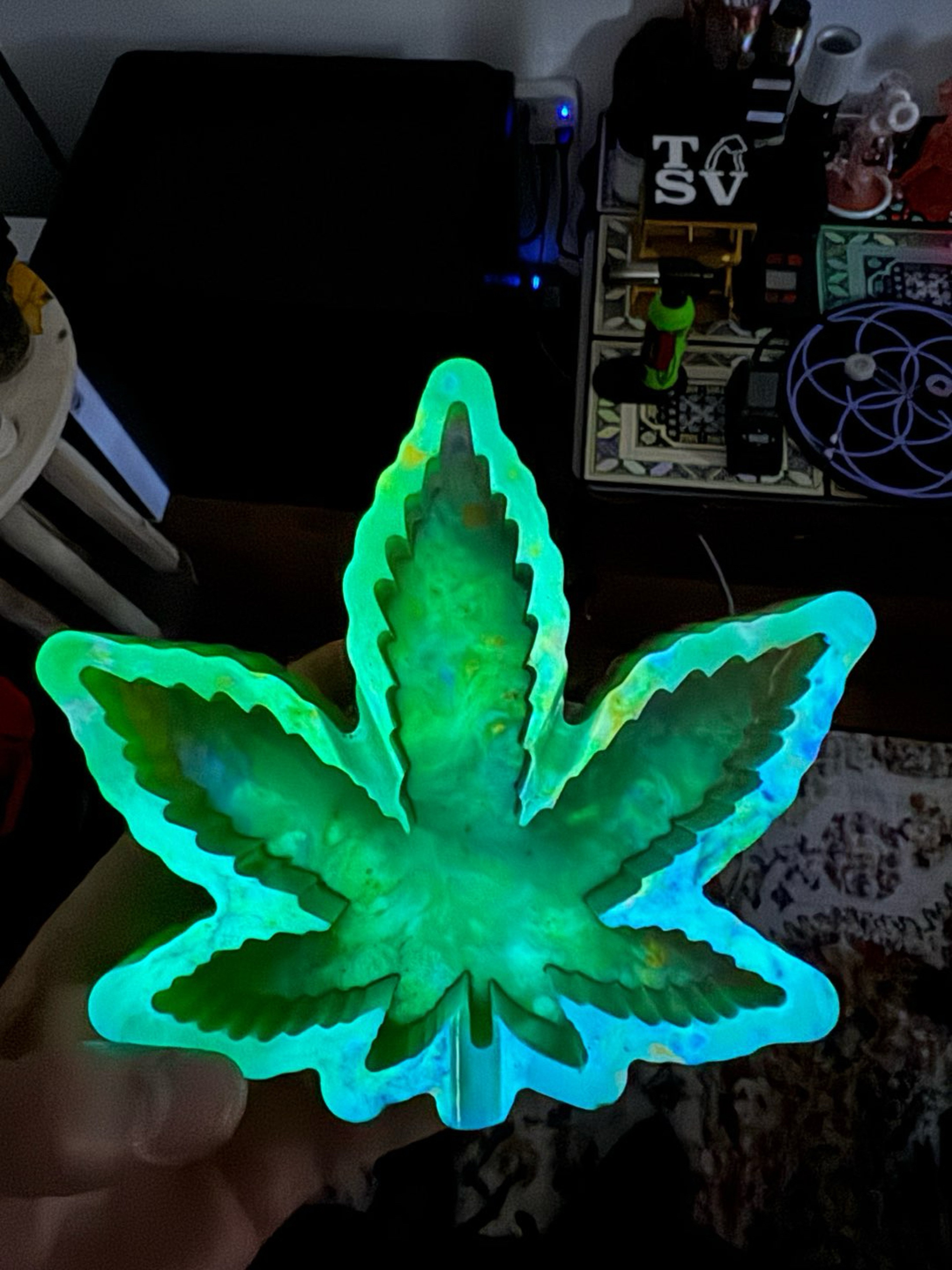Glow In Dark handmade ashtray image 0
