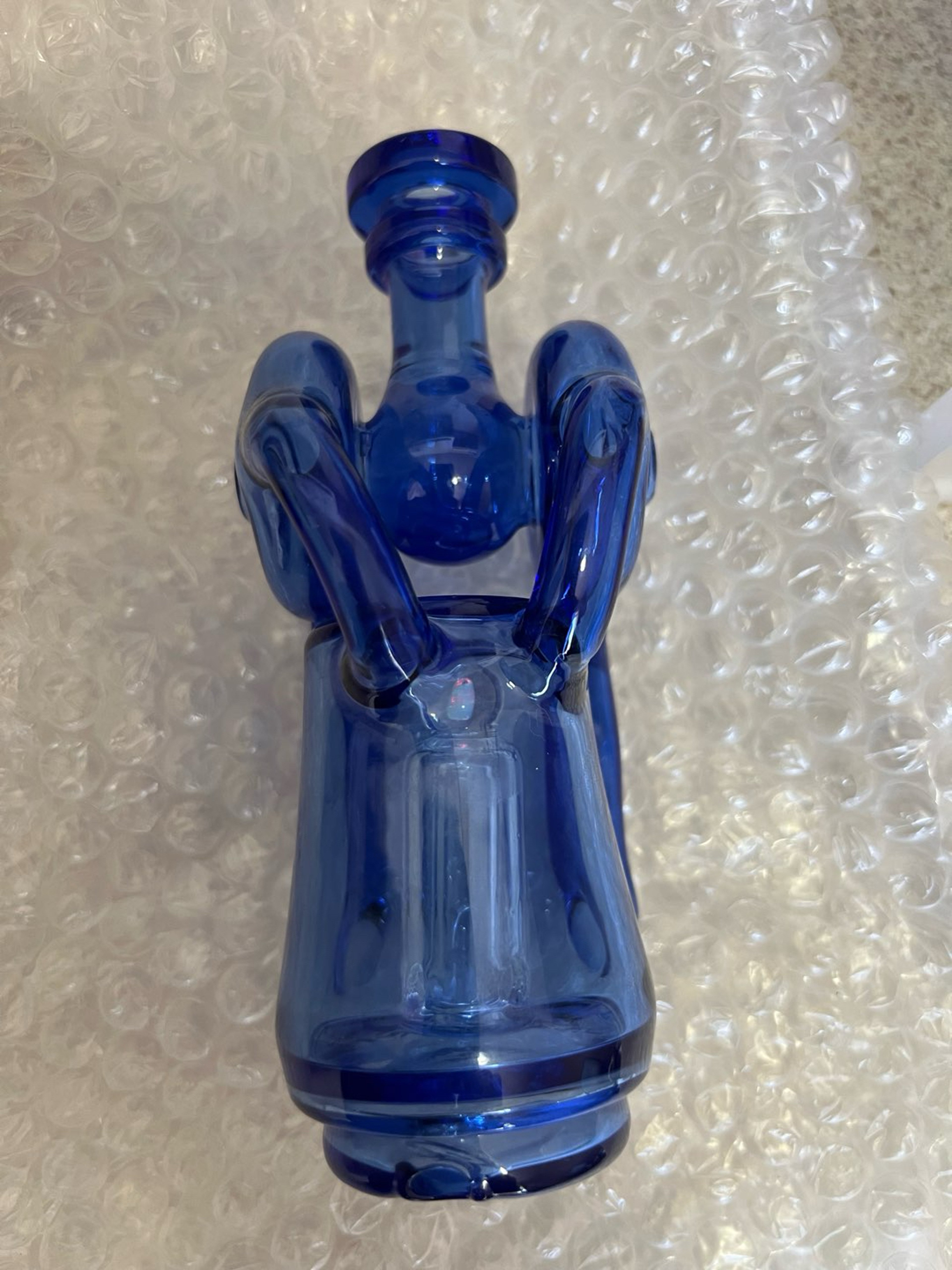 Preview pic of Recycler Glass With Opal For Puffco Peak Pro