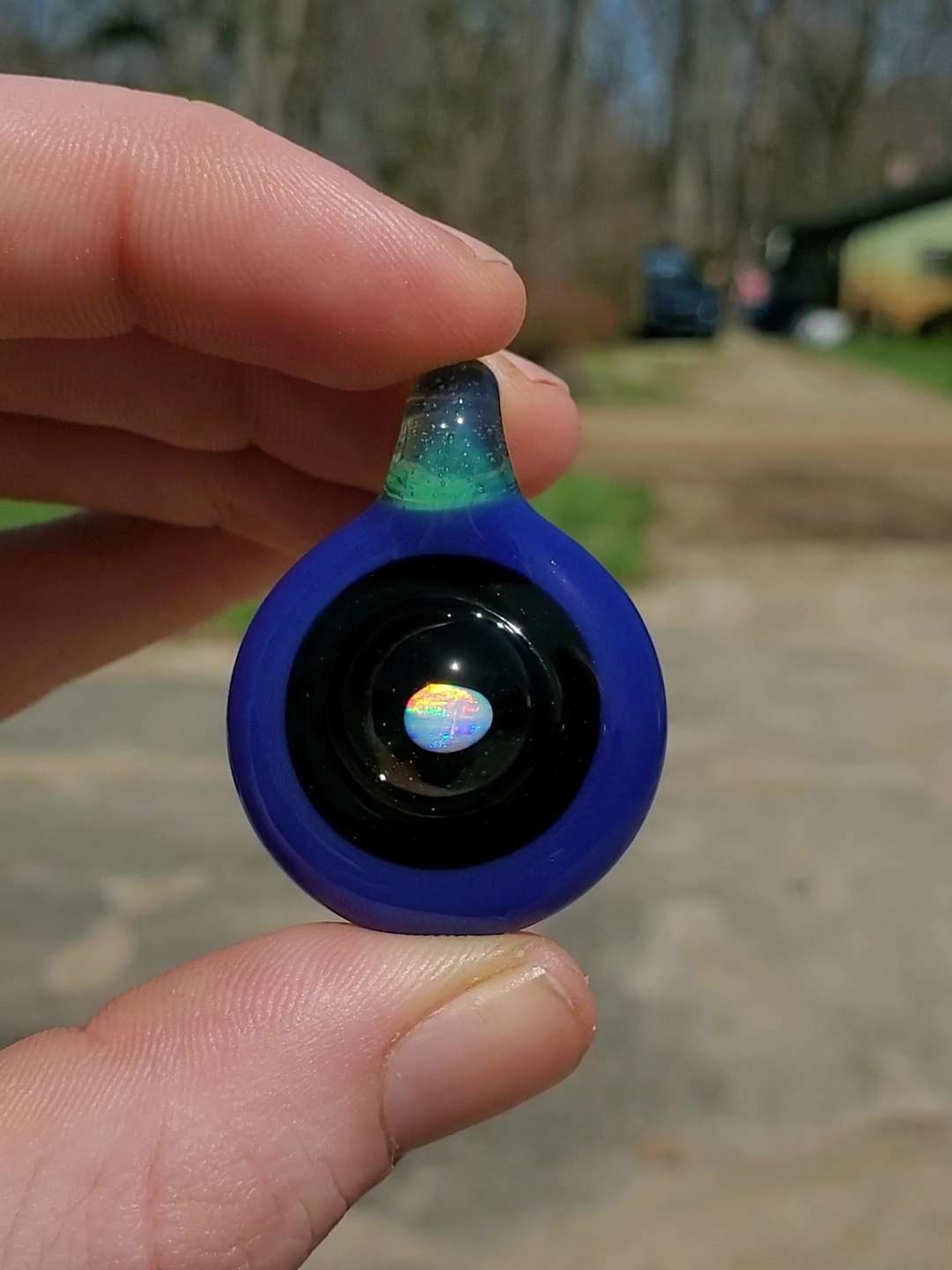 Preview pic of Blue cheese tumbled opal