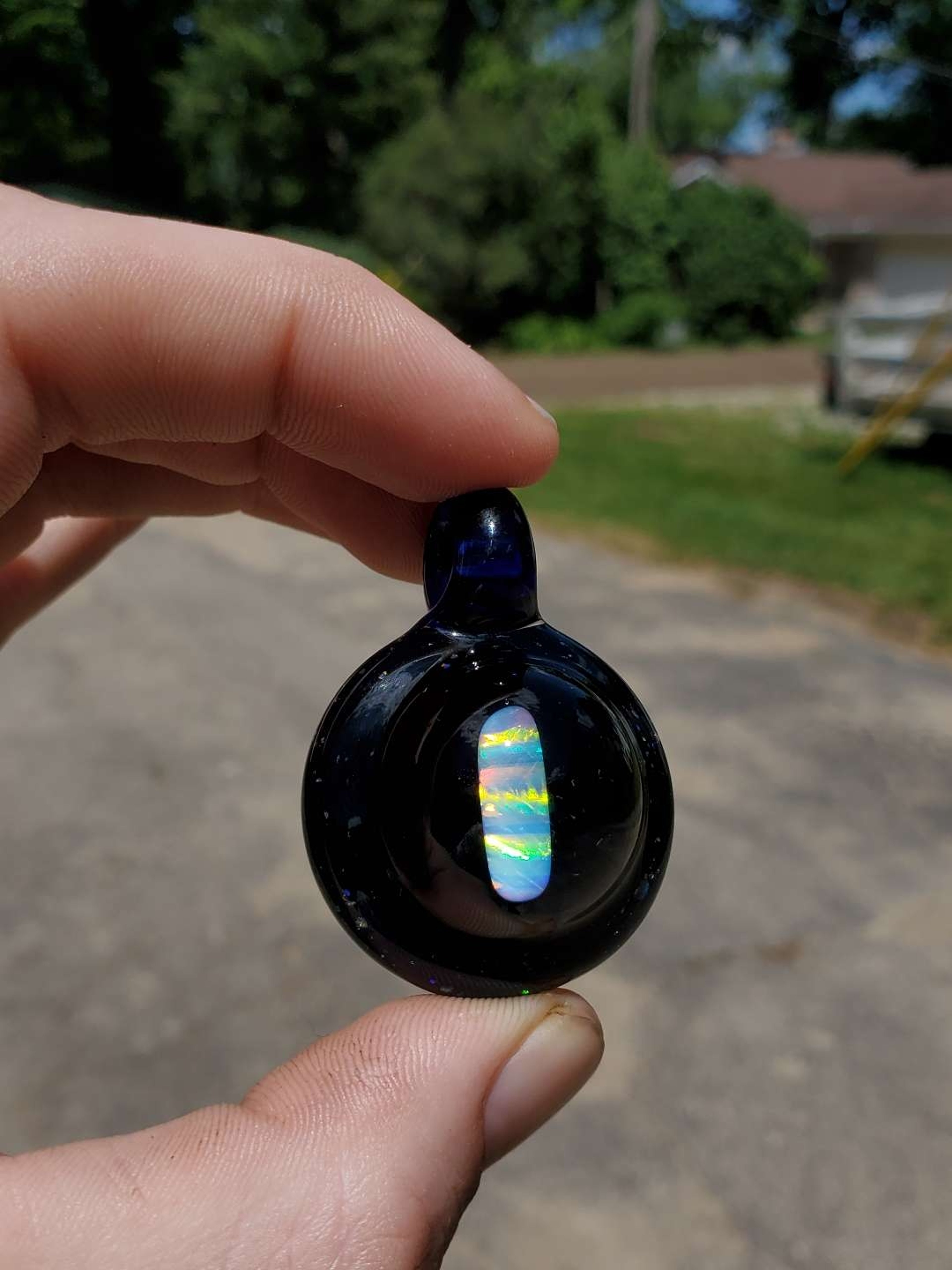 Preview pic of Galaxy crushed opal slab