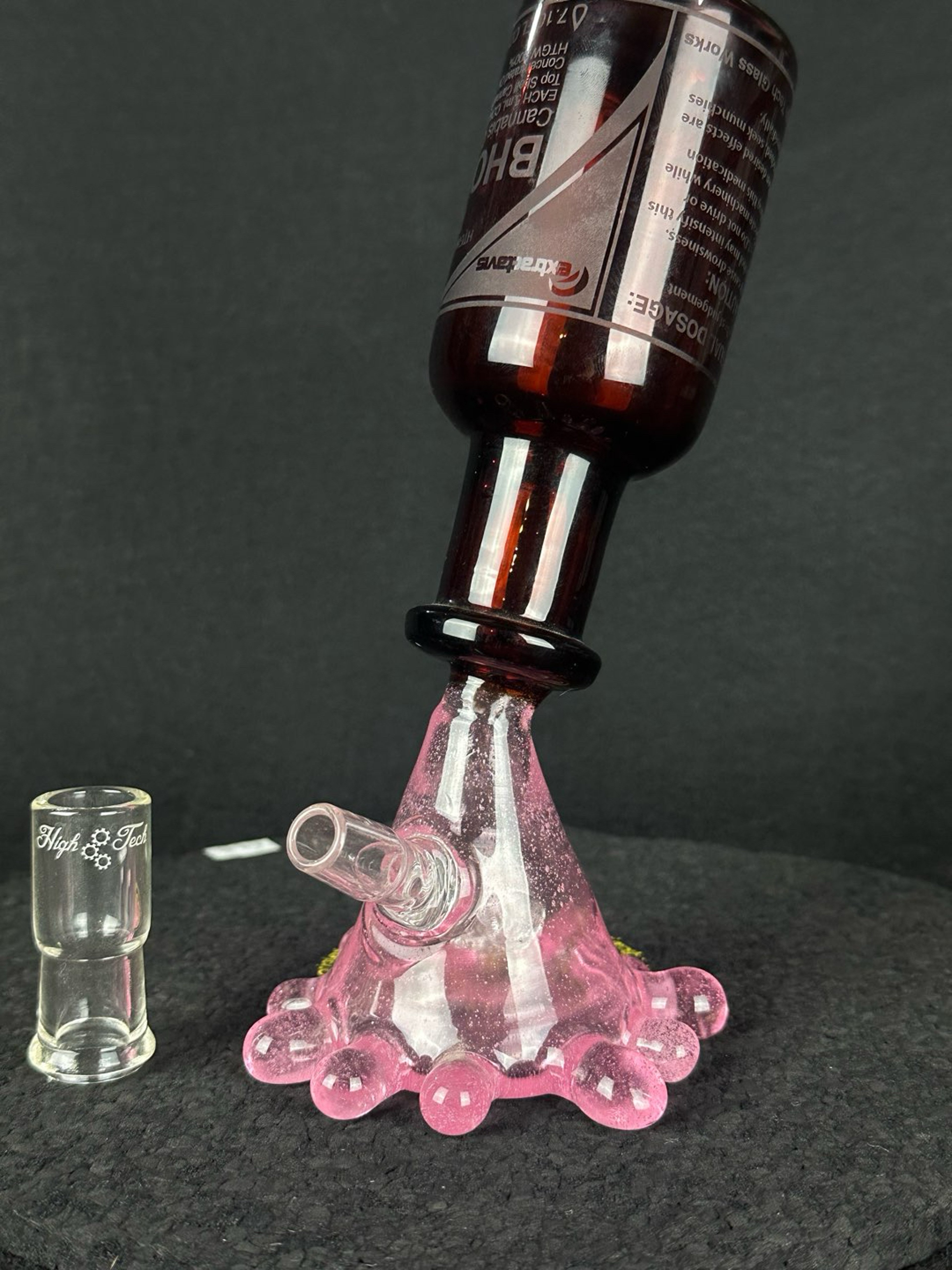 High Tech Glass - Extractavis Bottle Spill Concentrate Rig image 0