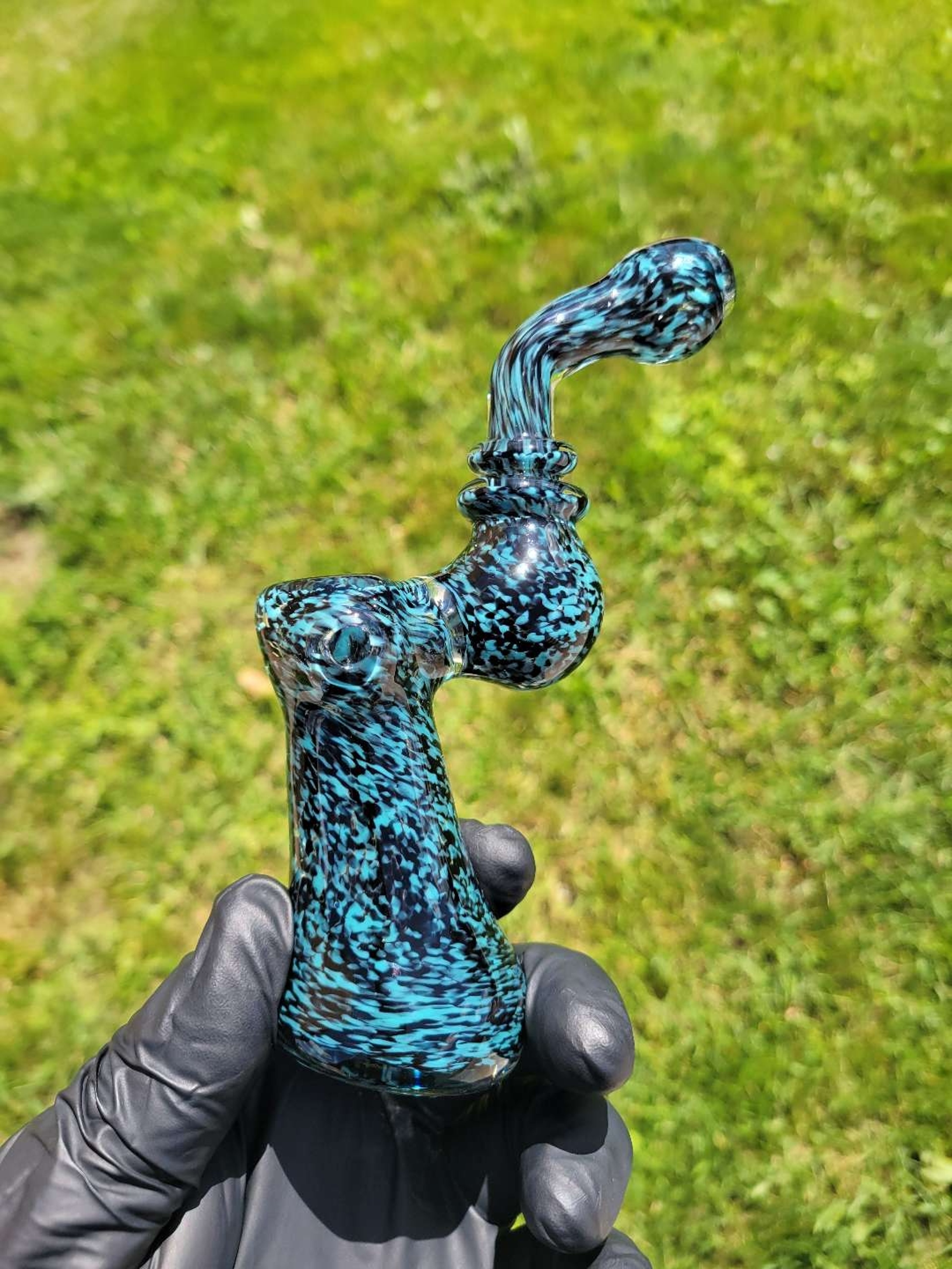 Preview pic of AZ glass Inside Out Push Bubbler
