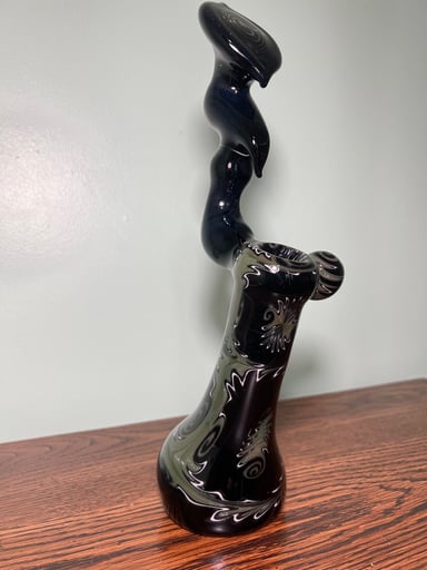 Preview pic of Jake C x Witz glass OG Moss push bubbler