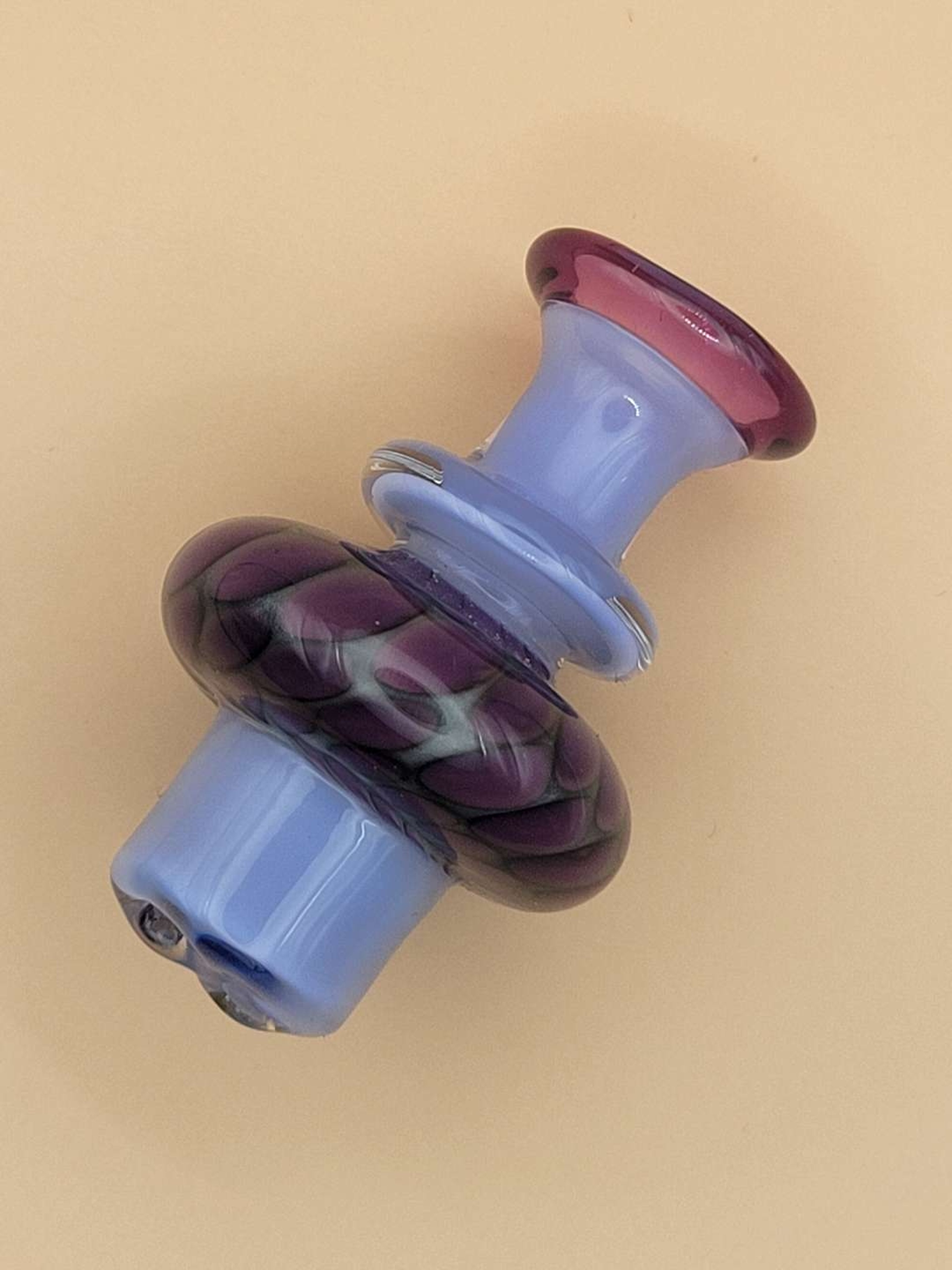 Preview pic of Shuhbuh spinner cap, royal jelly honeycomb+custom blue