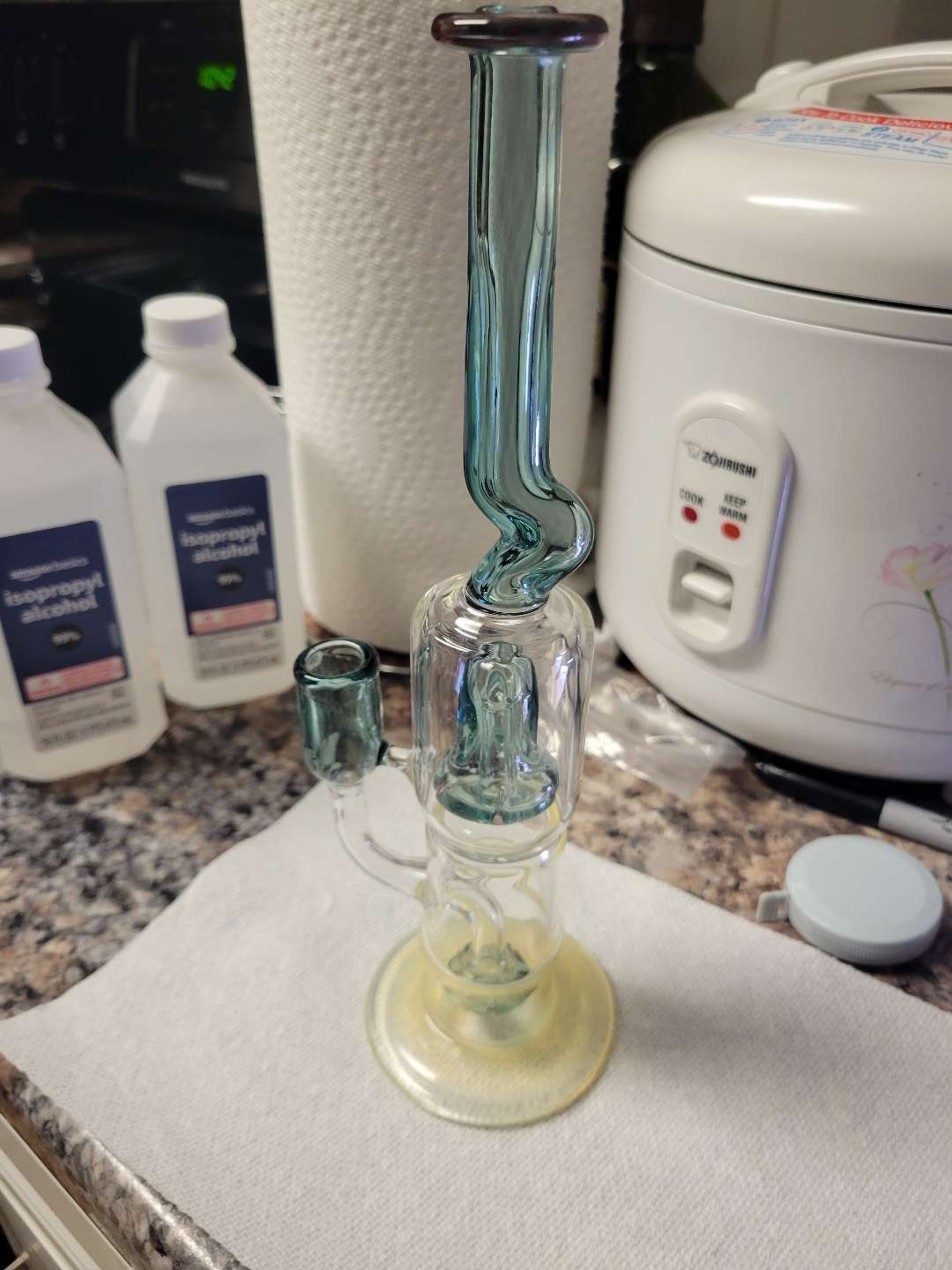 Preview pic of Aleycatglass double bubble tube