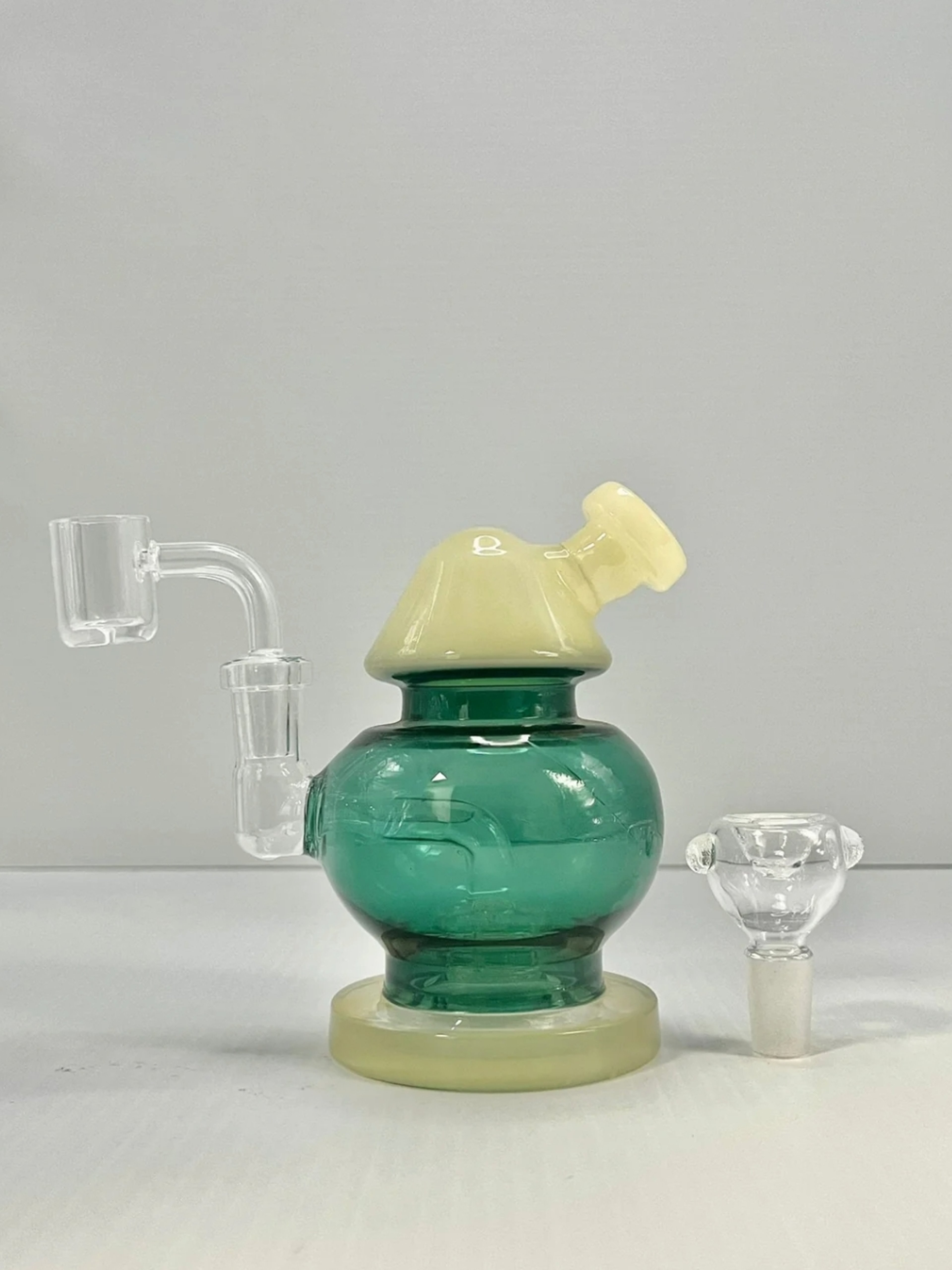 Preview pic of 5" Green 💚 Mushroom 🍄 shape Rig