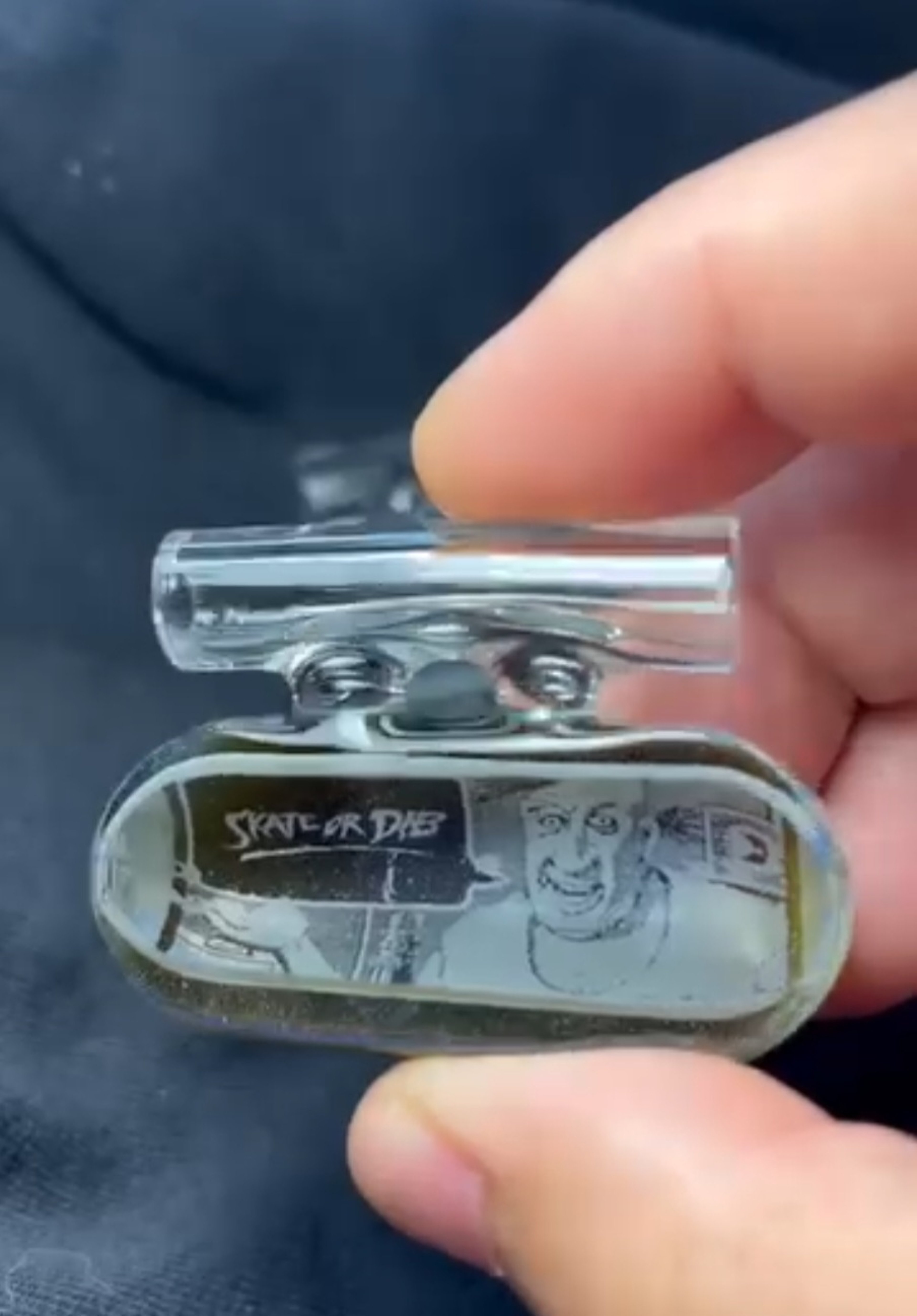 Preview pic of SALE!!🔥🛹 "Skate or Dab" Pendant w FREE Dabtool