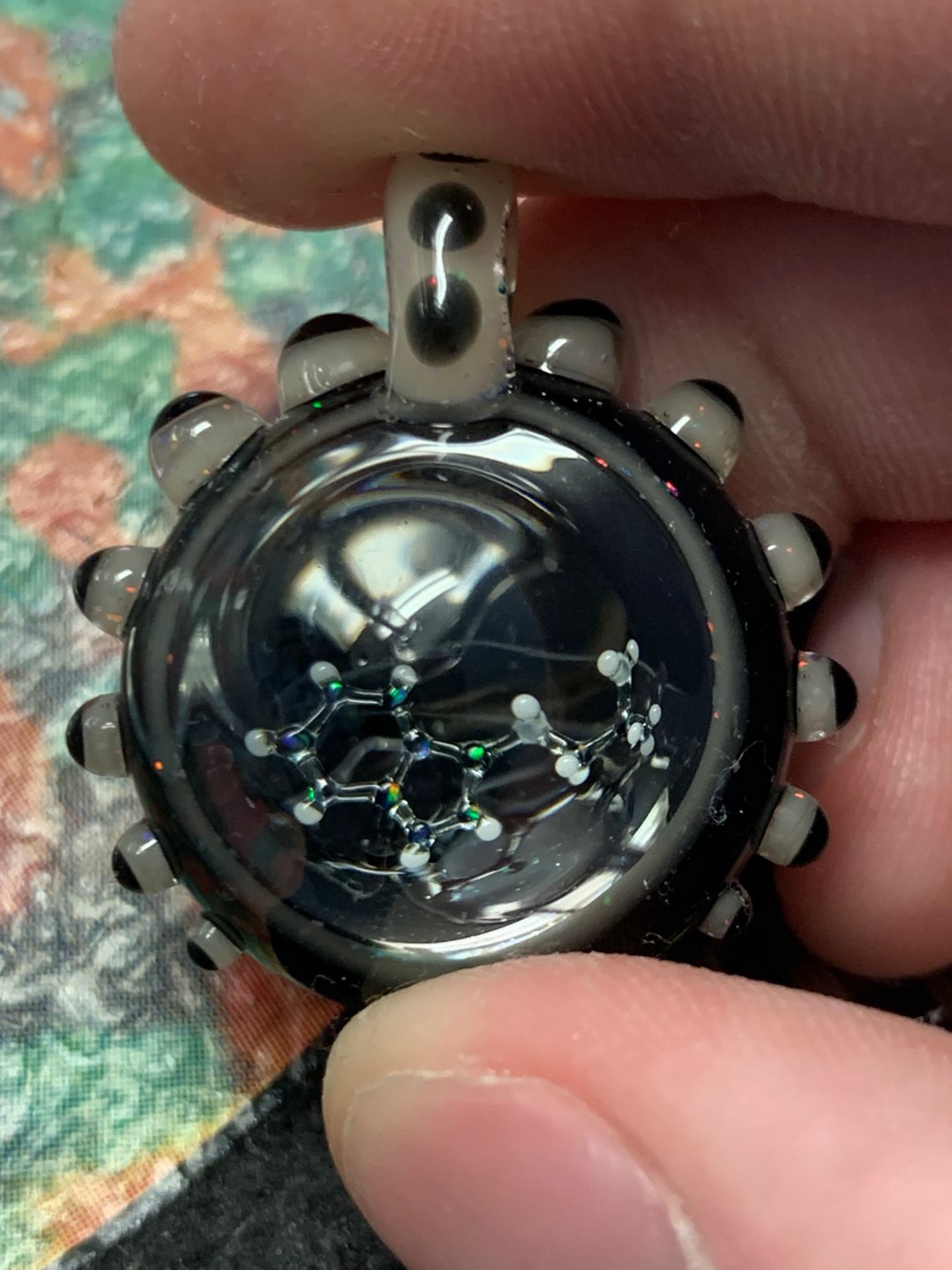 Preview pic of Dan Hoffman DMT micro molecule pendant