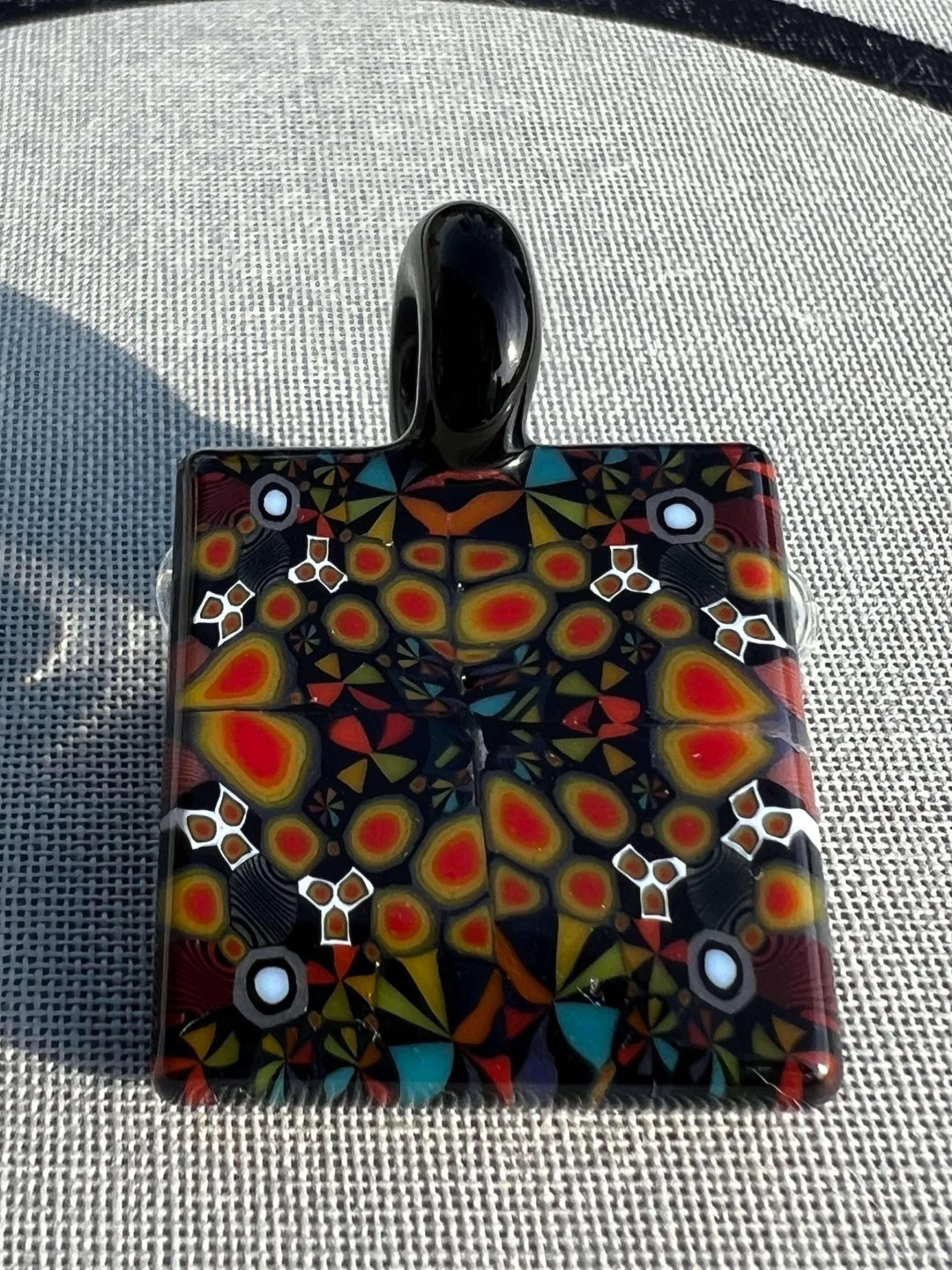 Preview pic of Kadabra Glass Millie Chip Pendant