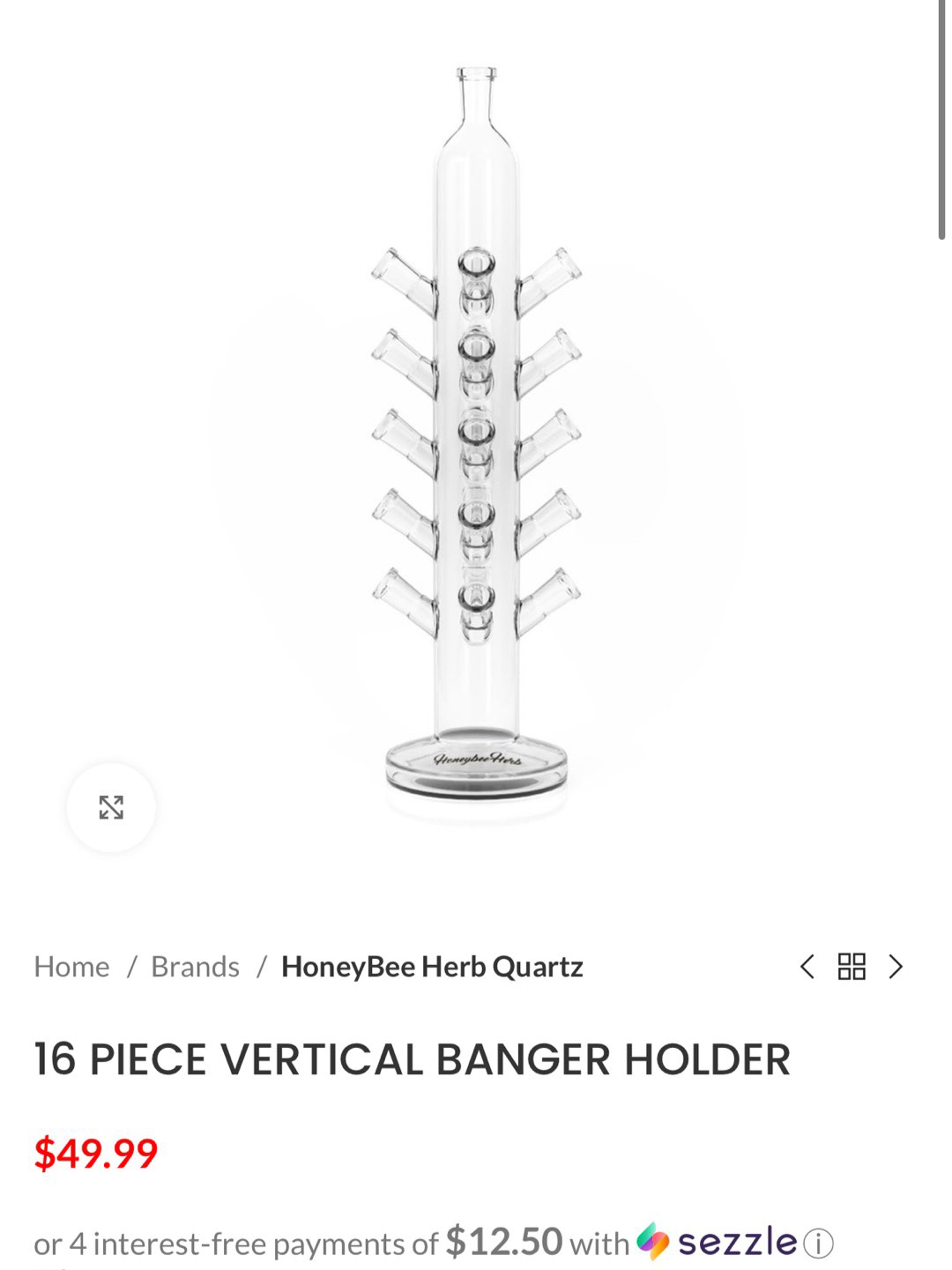 Preview pic of 16 PIECE VERTICAL BANGER HOLDER