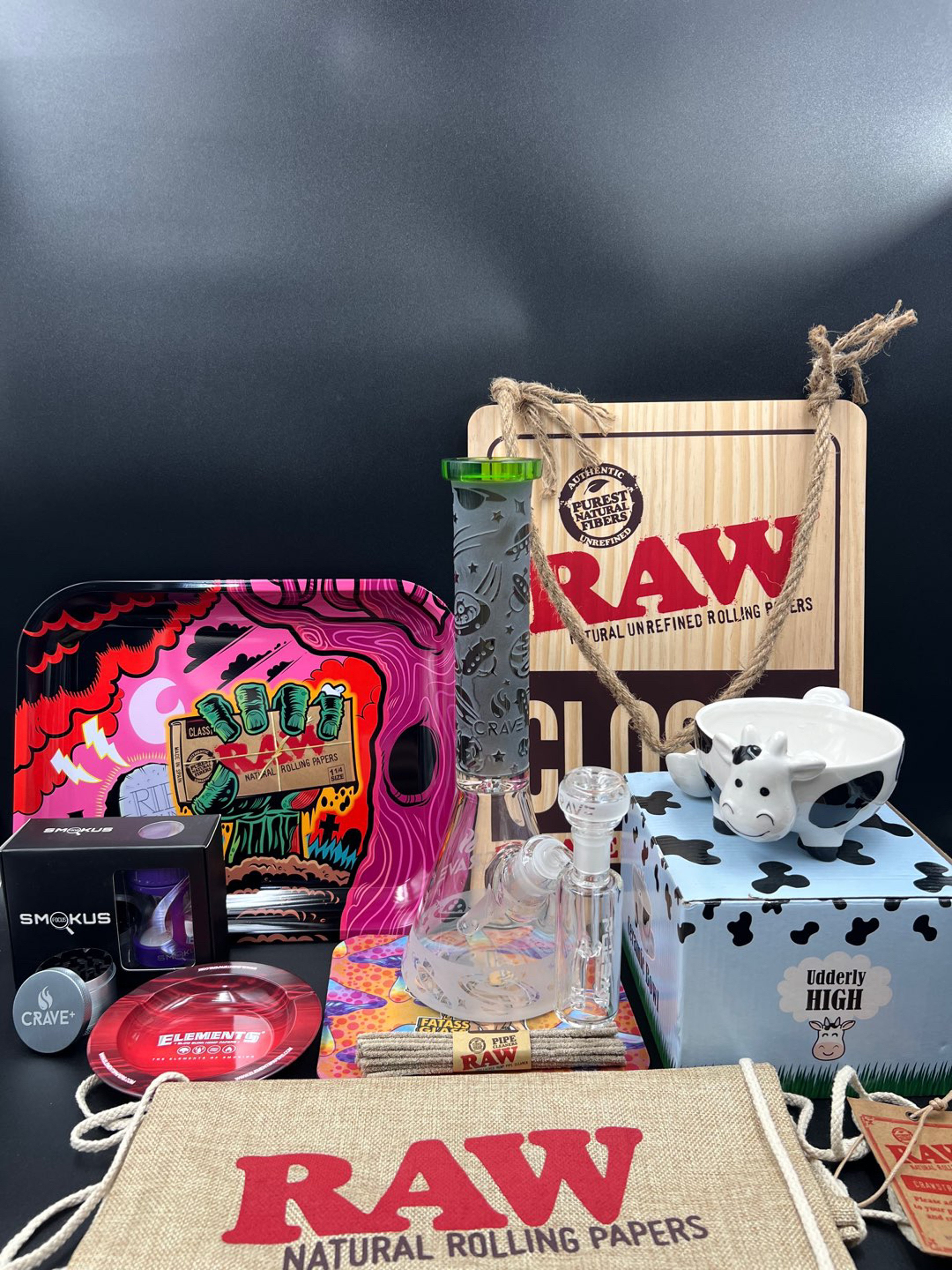 Preview pic of Crave Glass x RAW Bulk Set