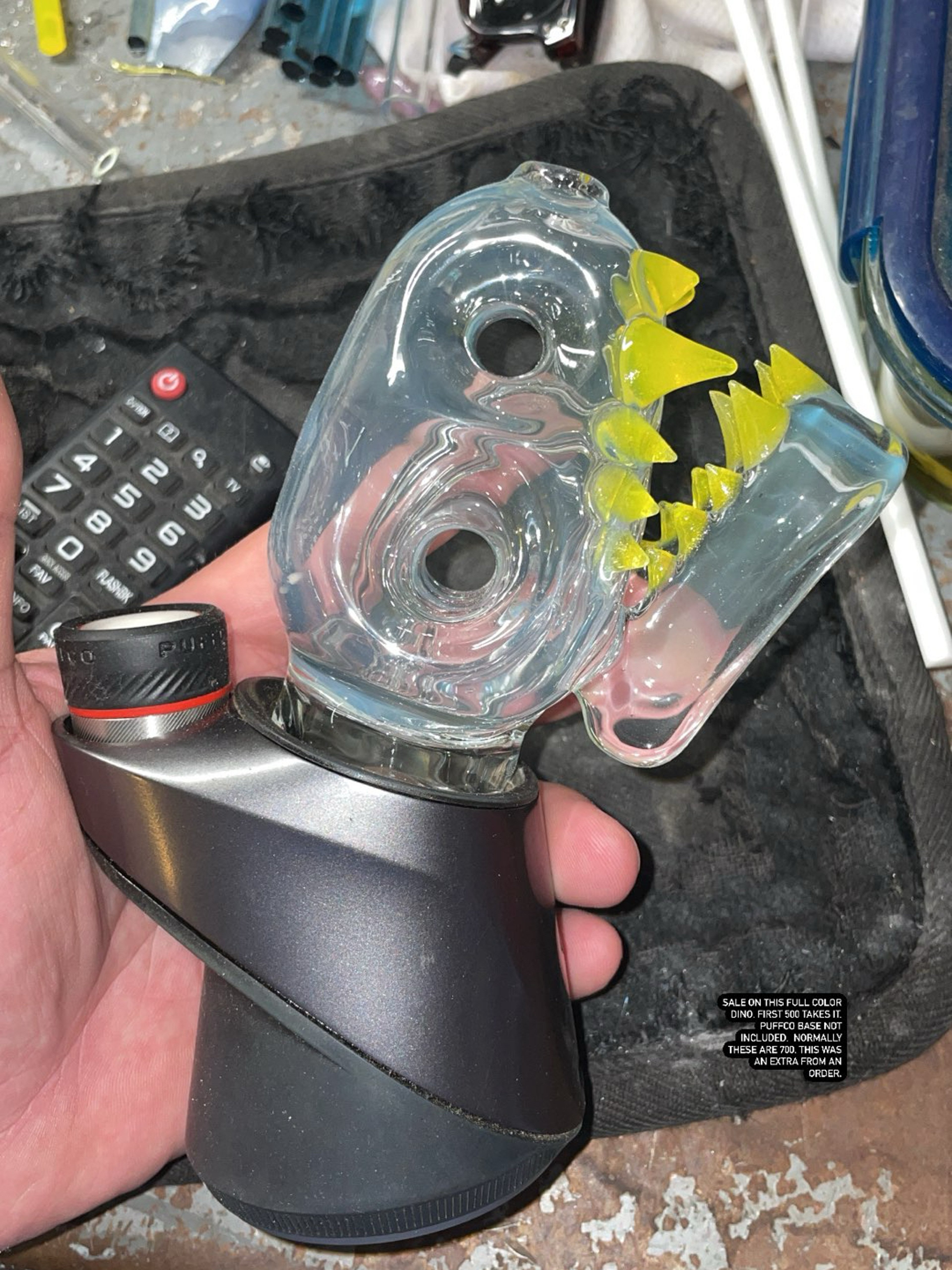 Preview pic of Enuffglass puffco pro Trex fossil skull