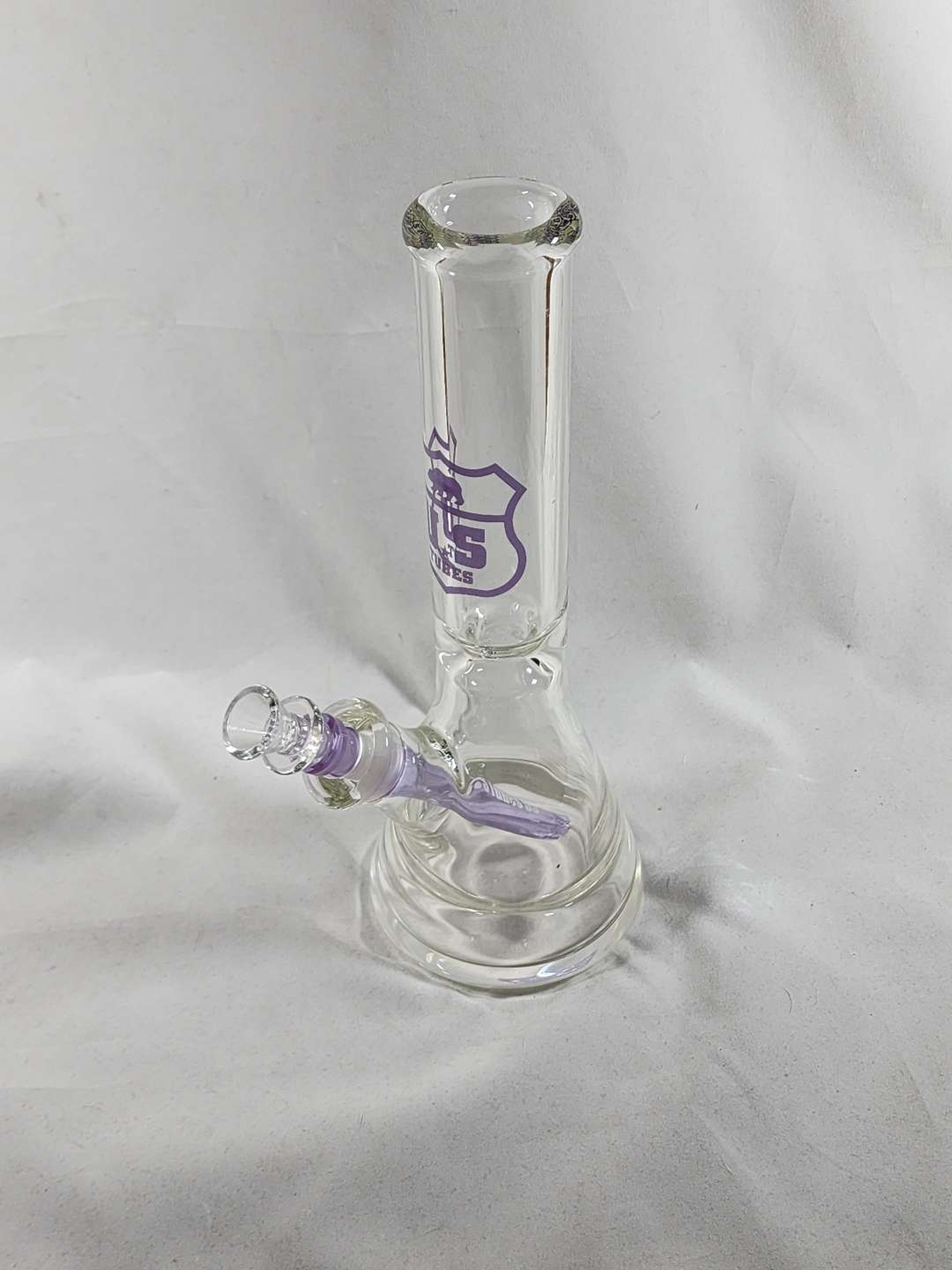 Preview pic of 12" 50x9mm US TUBES Beaker Bong Highway logo *Rare