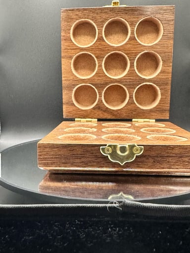 Preview pic of Brag Box 9 spot 1" marble box