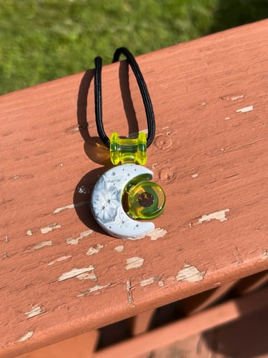Preview pic of Sagan Illuminati crescent pendant