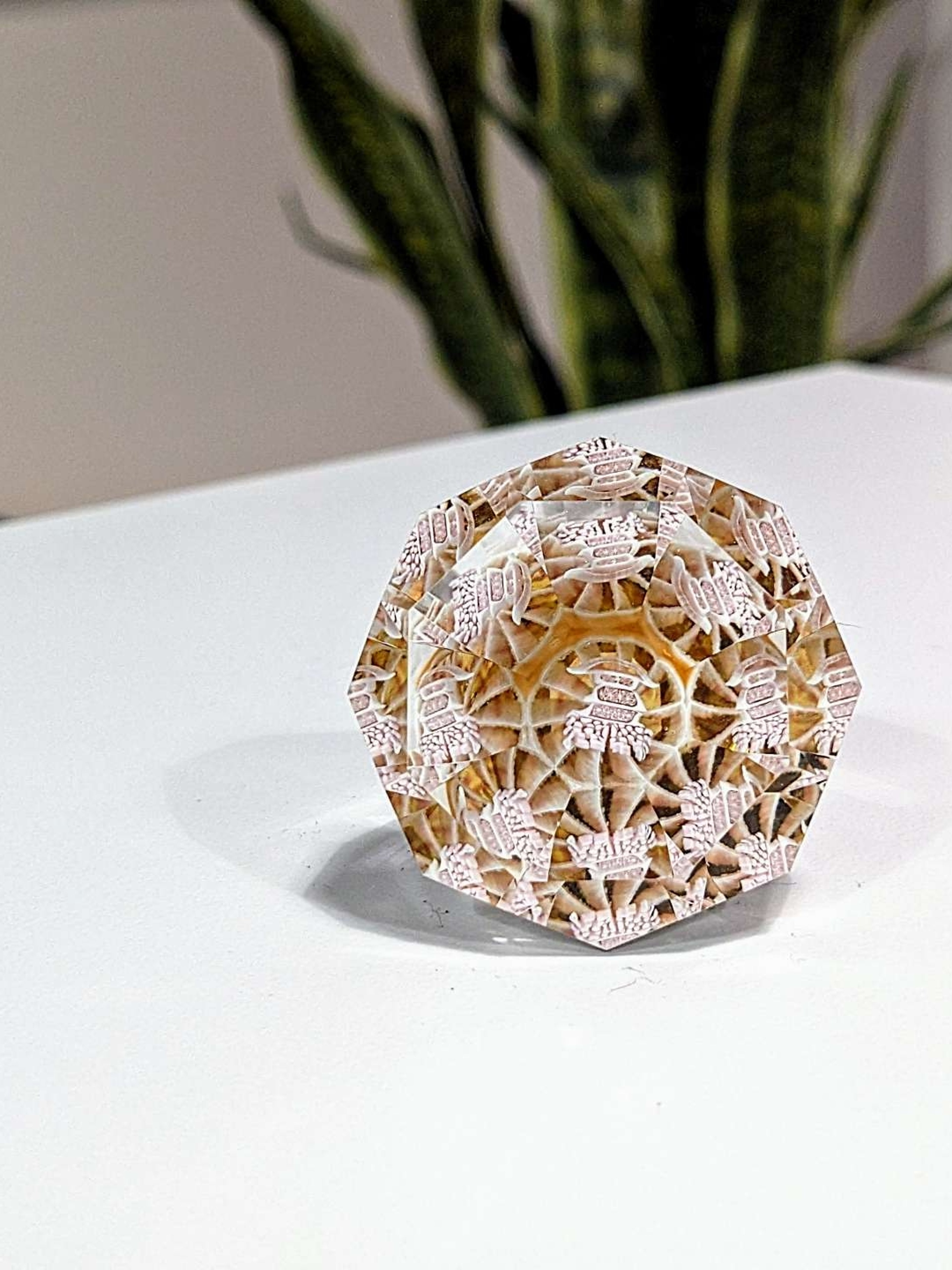 Preview pic of Sam Lyons x Piper Dan "Citrus Asanoha Castle" Faceted Jewel