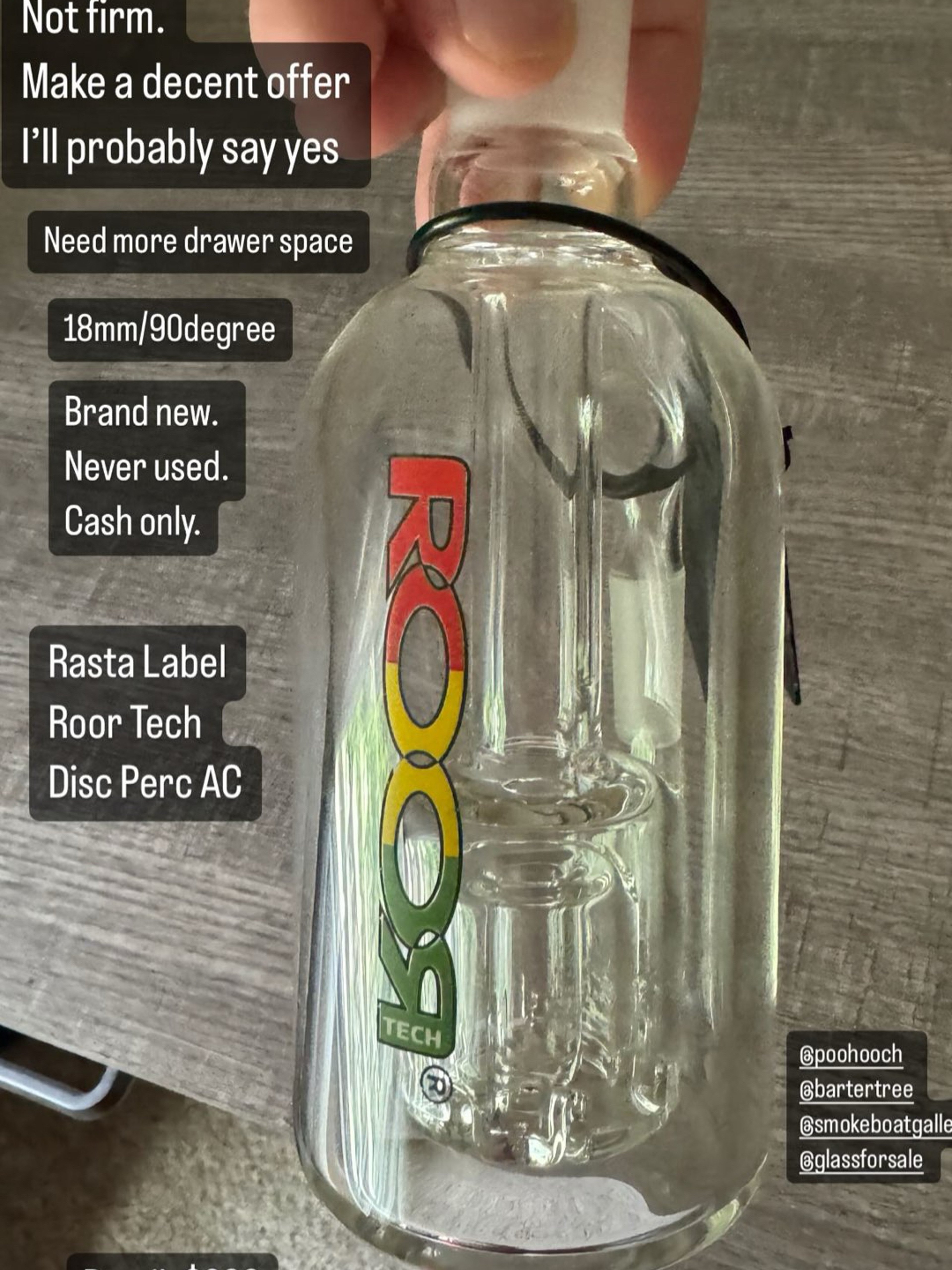 Preview pic of Roor Tech Disc Perc Ashcatcher 18mm/90Degree