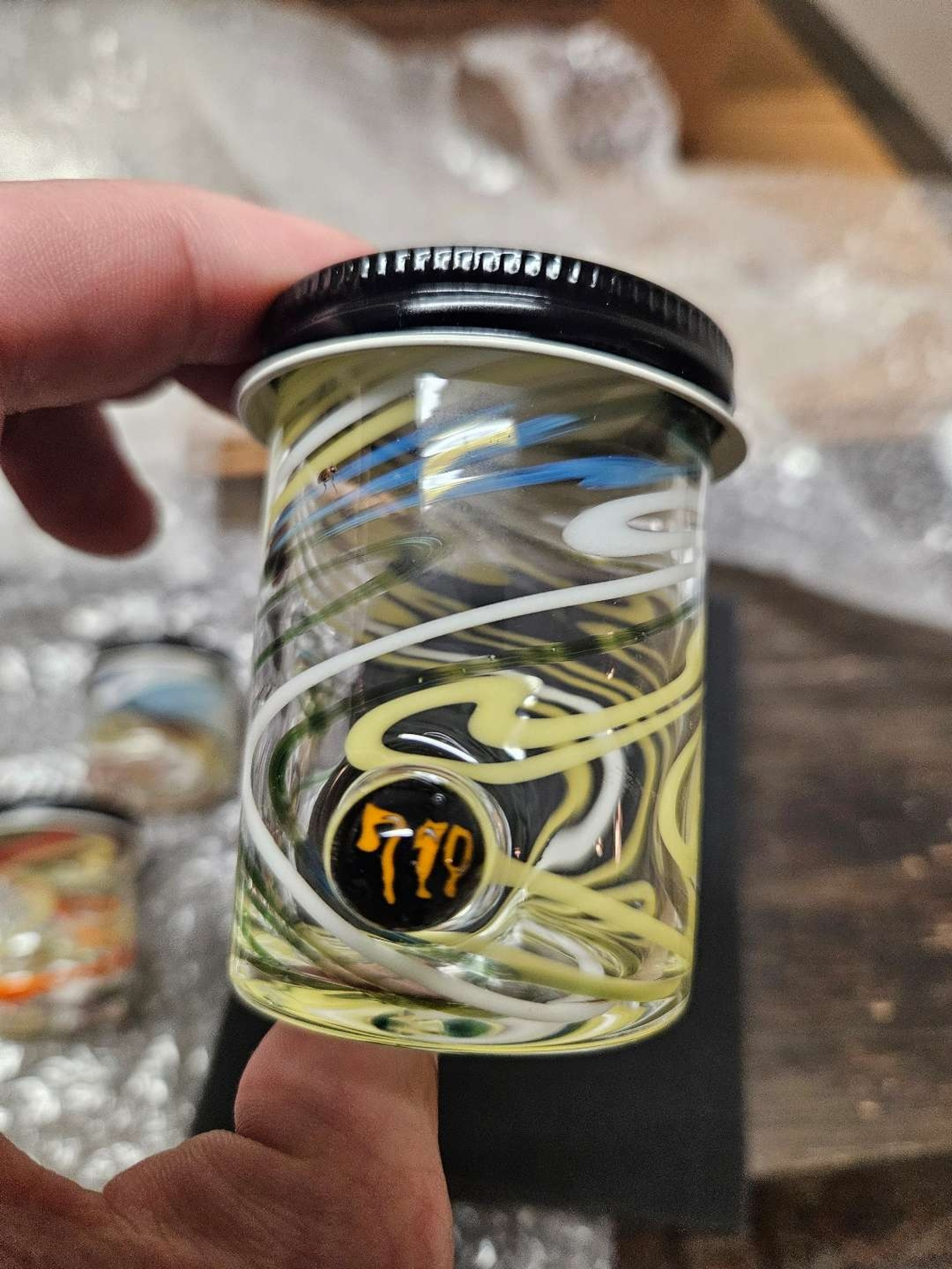 Preview pic of 2oz Hash Baller Lemon/Blue White