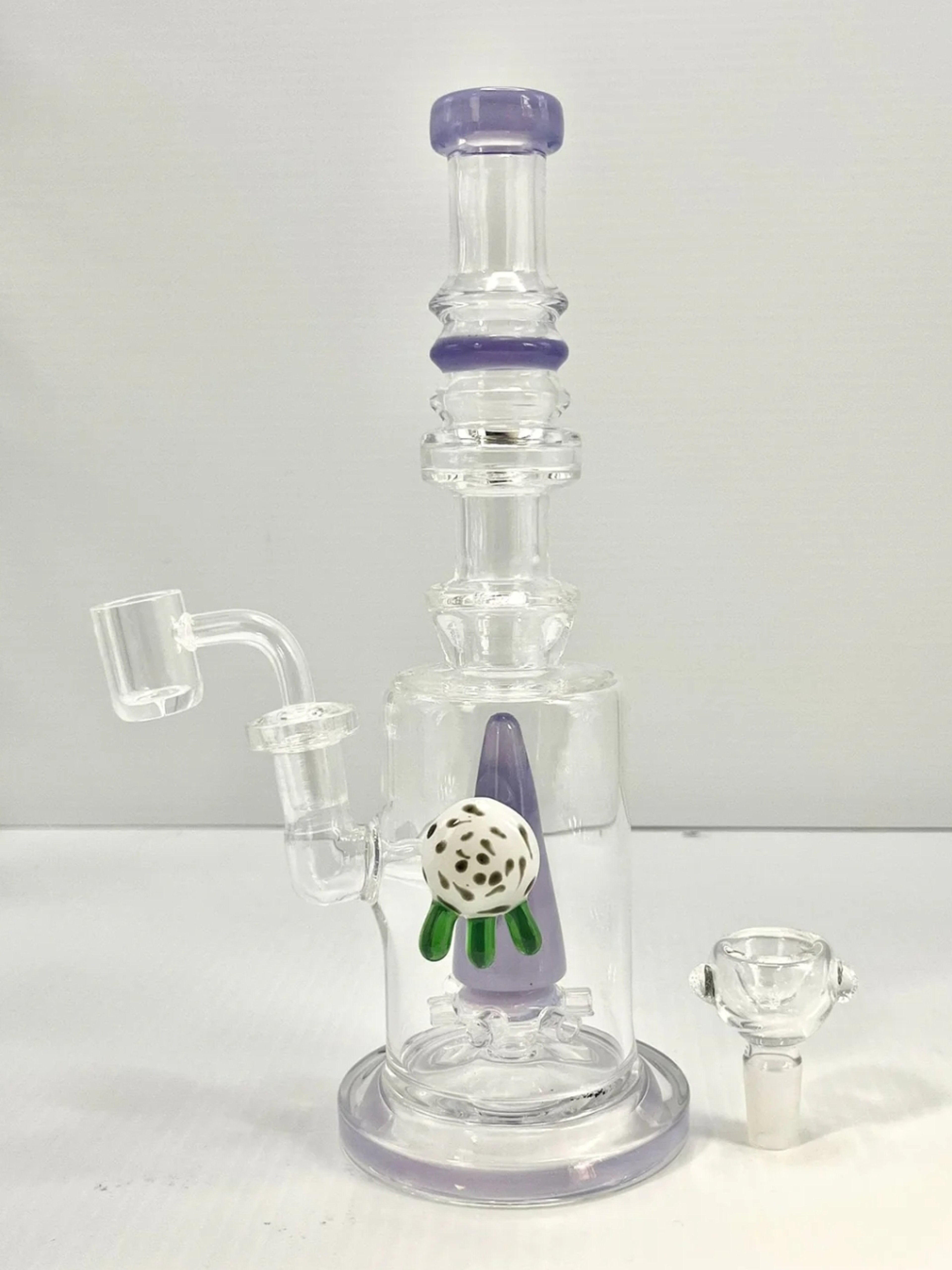 Preview pic of 9.5" Beautiful purple 💜 lips Transparent Rig