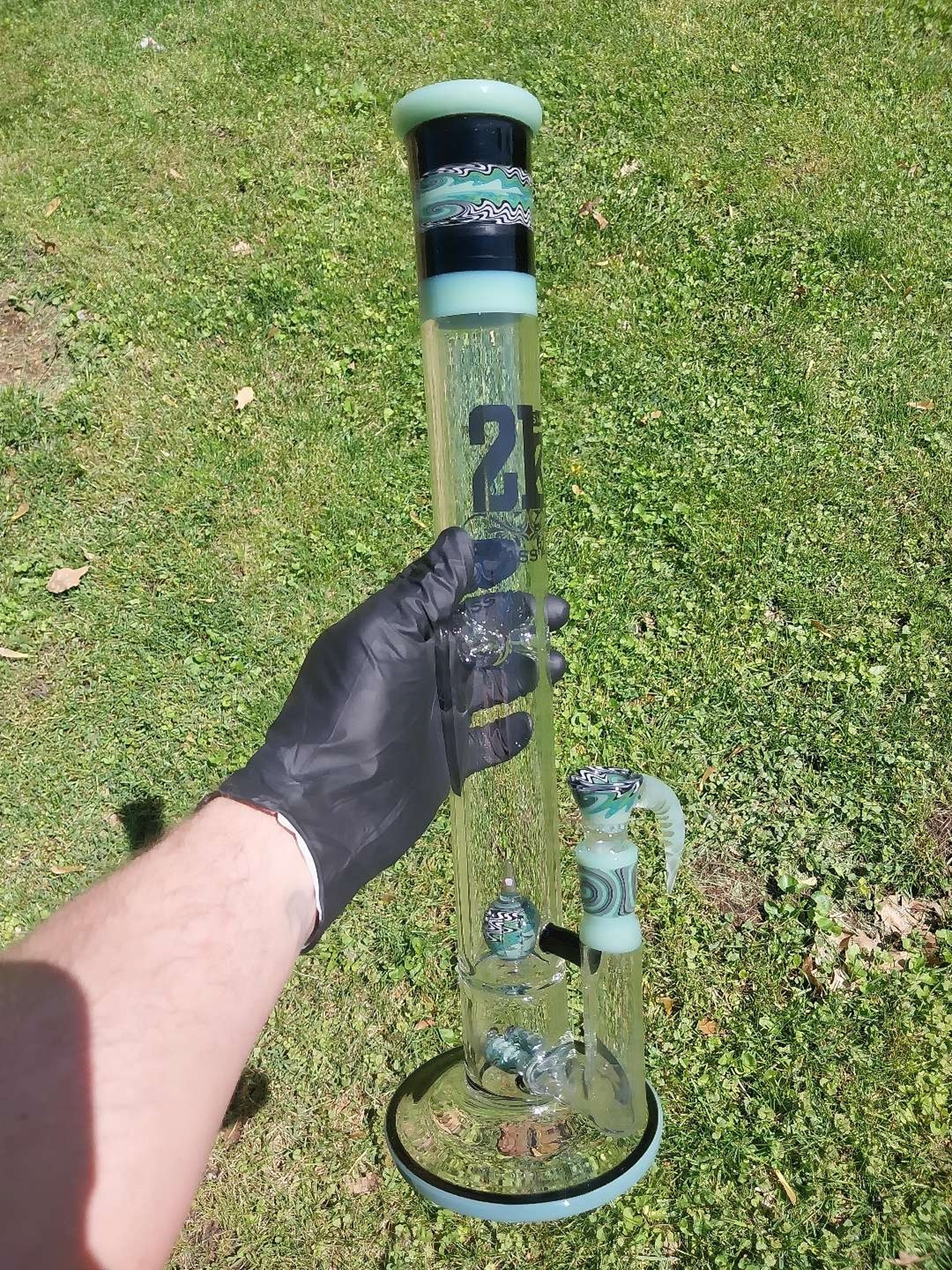Preview pic of 2k Glass art dual stem to imp