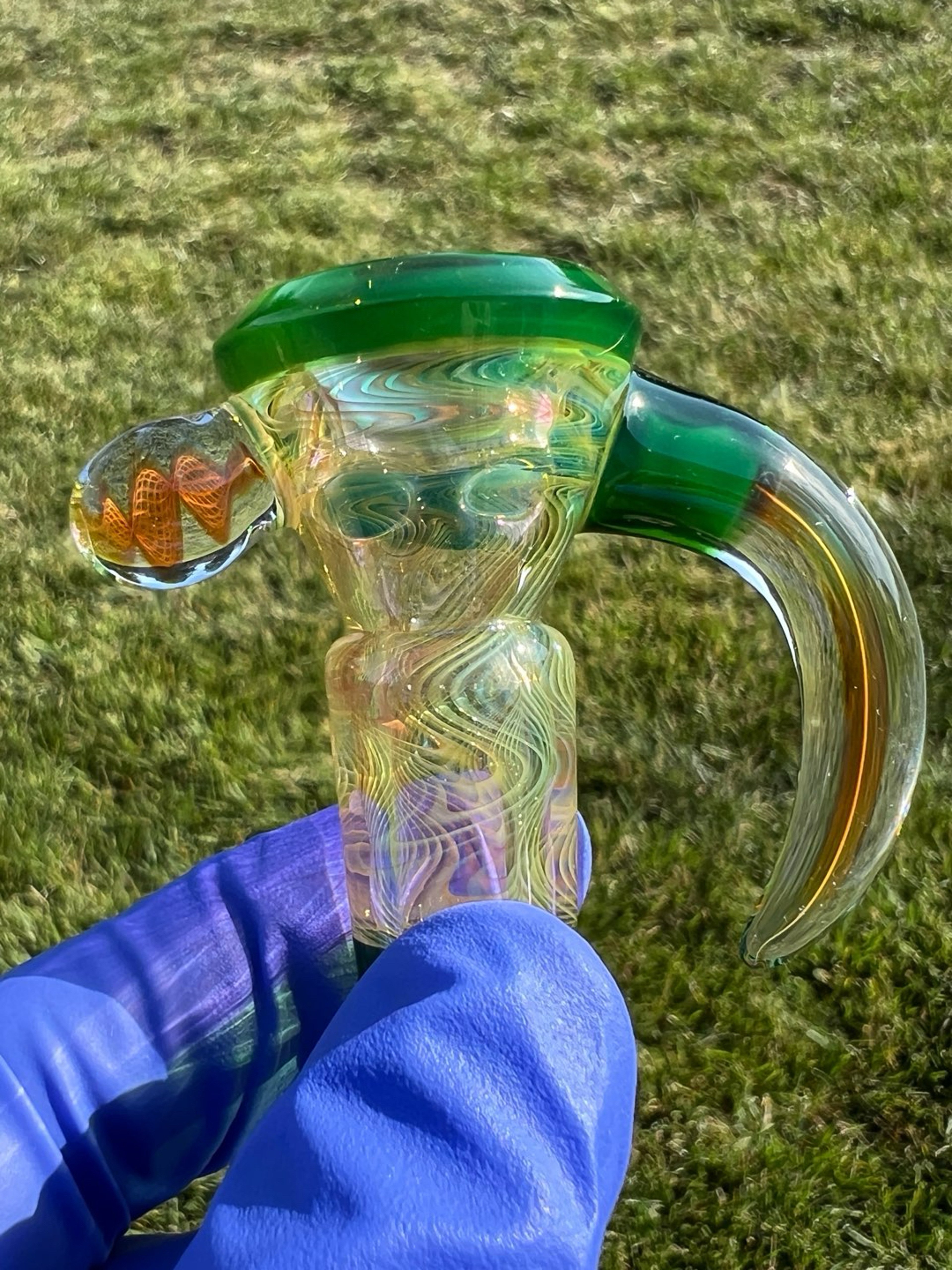 Preview pic of Gatezglass Worked 18/4 Fumed Plantphibian Slide