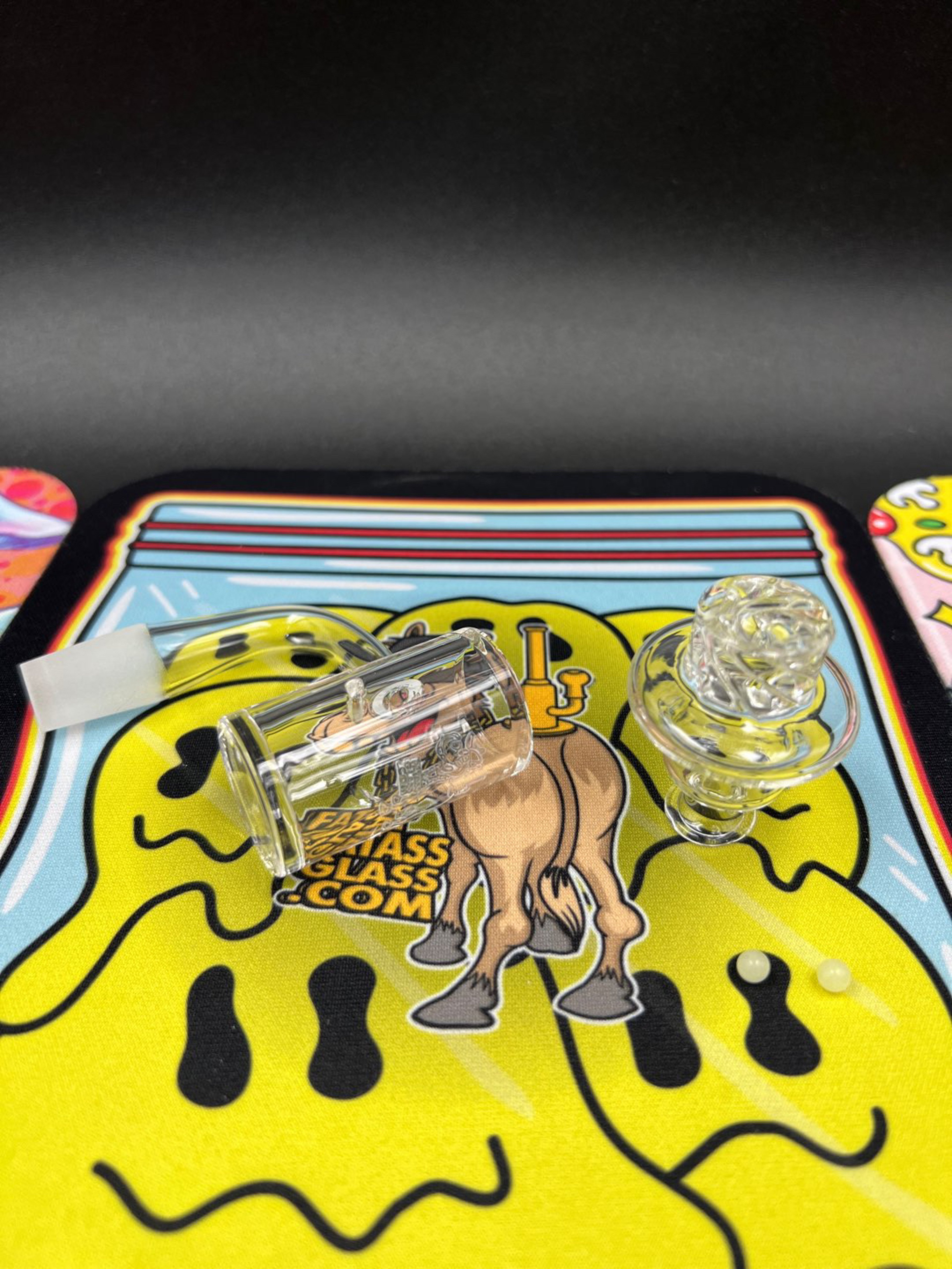 Preview pic of 14mm Quartz Autospinner Flat Top Banger Set