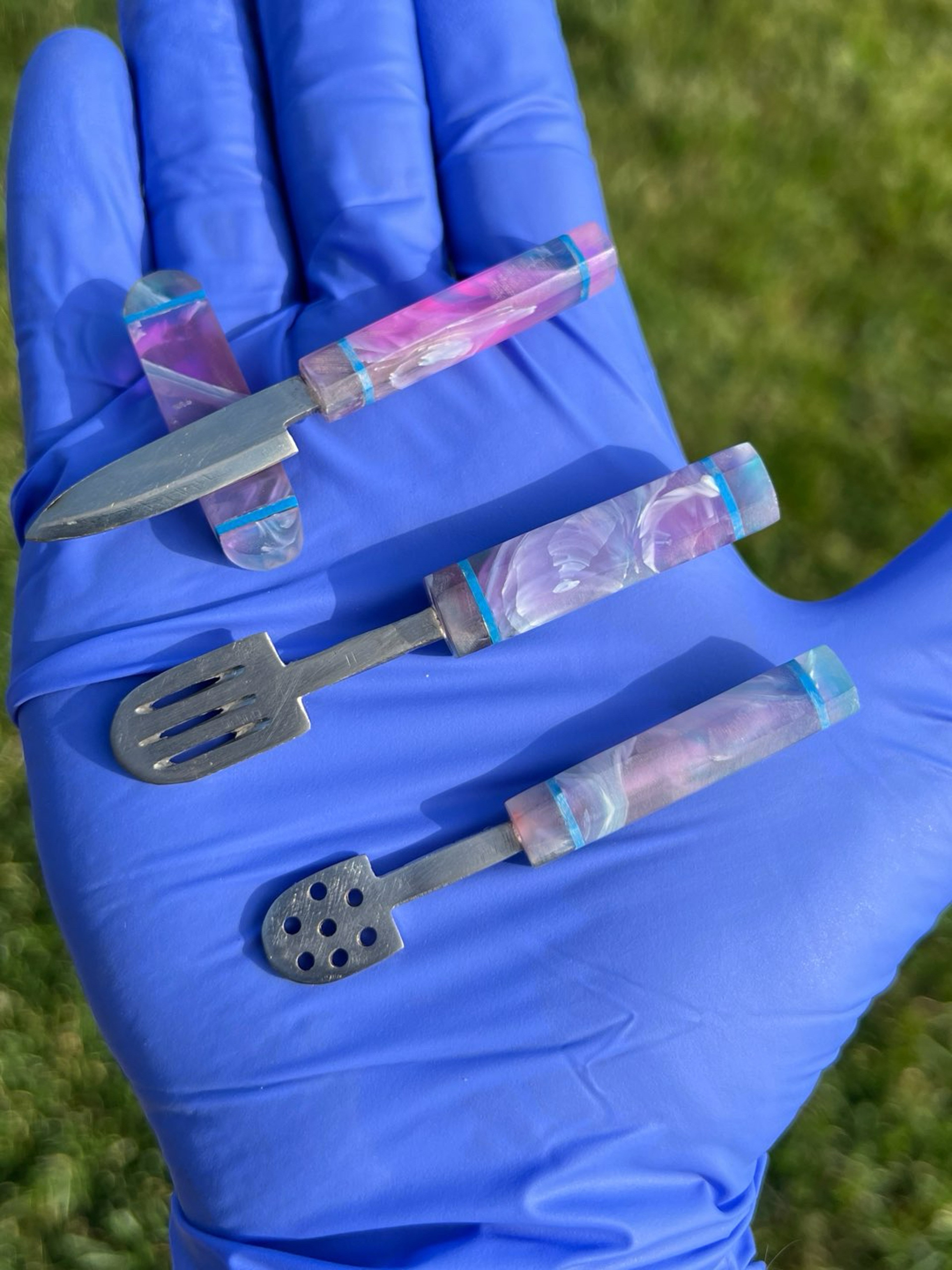 Preview pic of Shweebo Crafts Stainless Kitchen Utensil Dabber Set