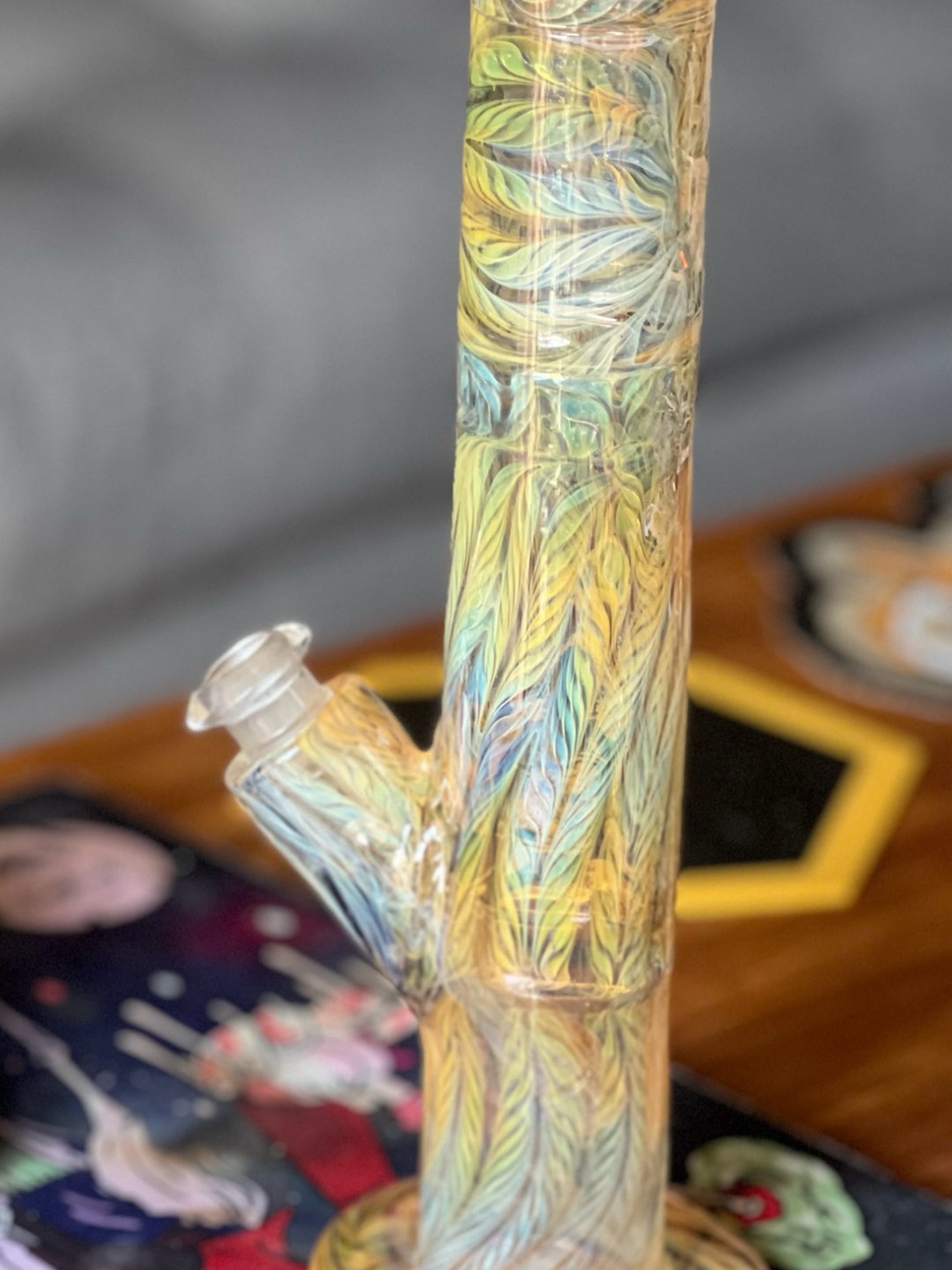 Preview pic of Rocky glass fumed downstem