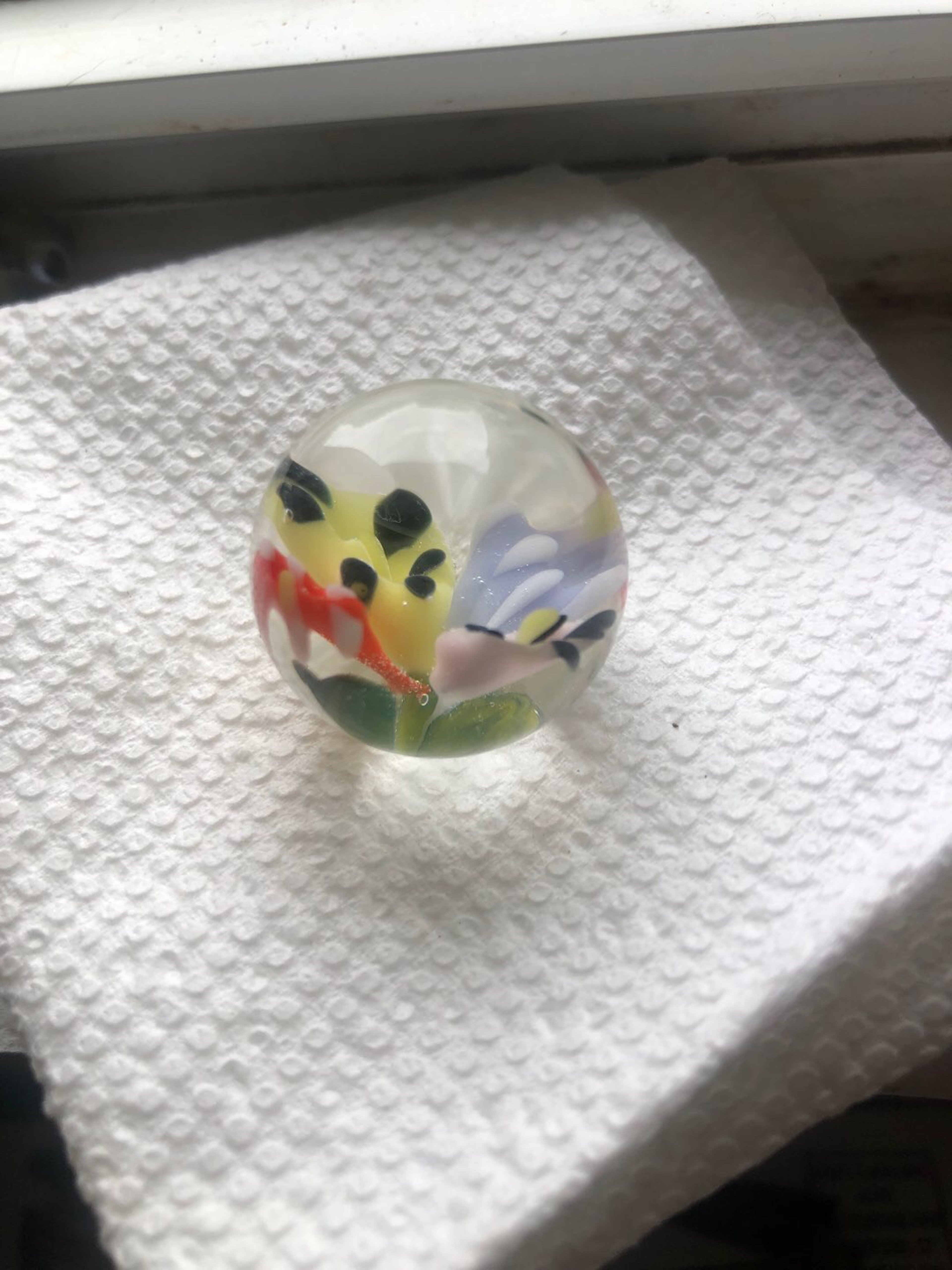 Preview pic of Dotted multi flower marble