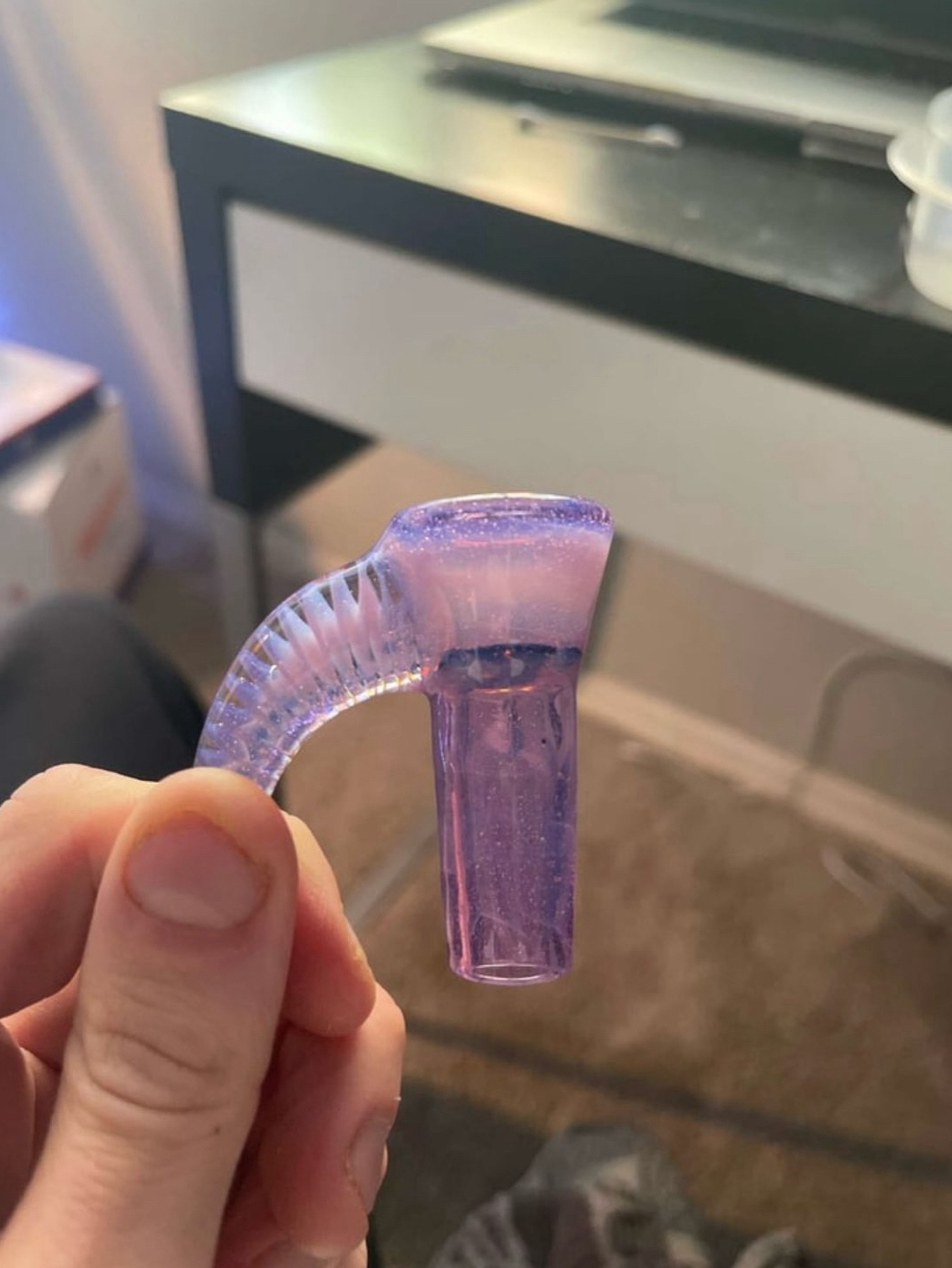 Preview pic of Texas Tubes Purple 18mm spiral horn slide