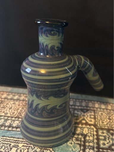 Preview pic of Rickert Glass Blurple 45° dry catcher